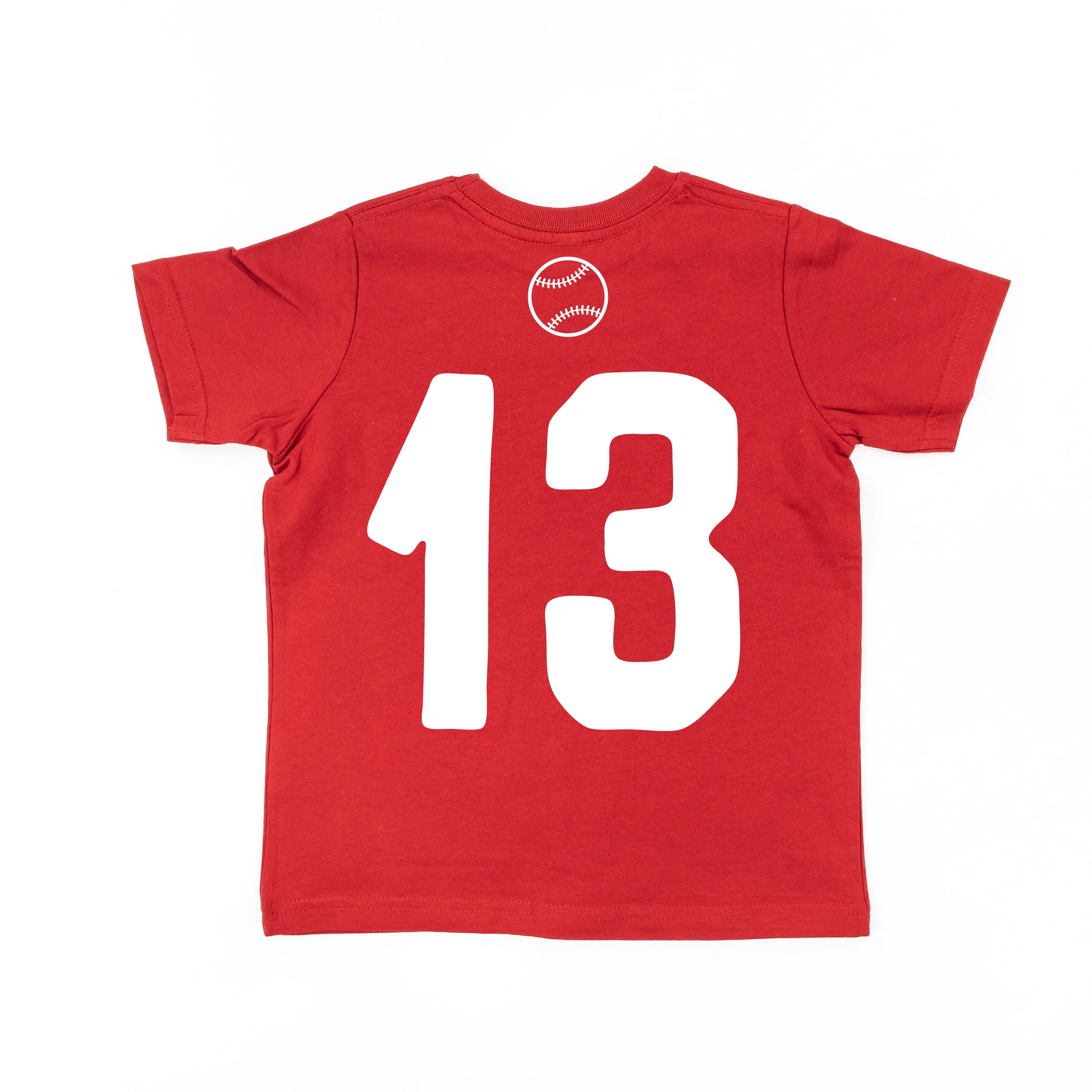 Baseball Season Est. 1845 - Custom Number - Child Tee - Image 7
