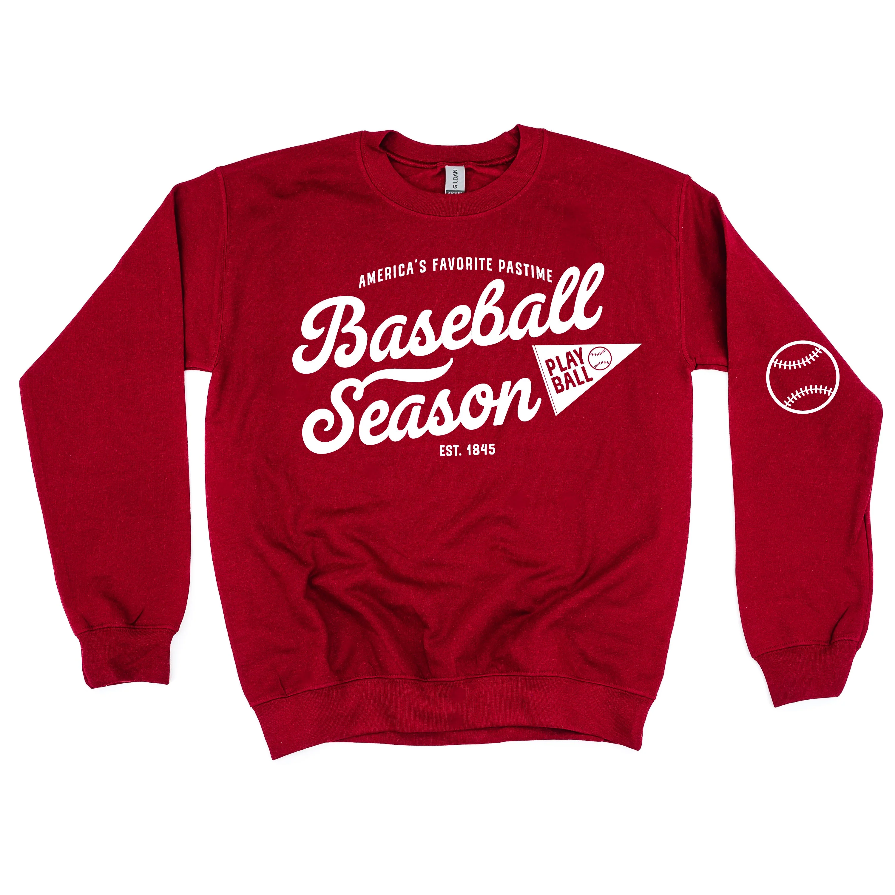 Baseball Season Est. 1845 - Custom Number - BASIC Fleece - Image 12