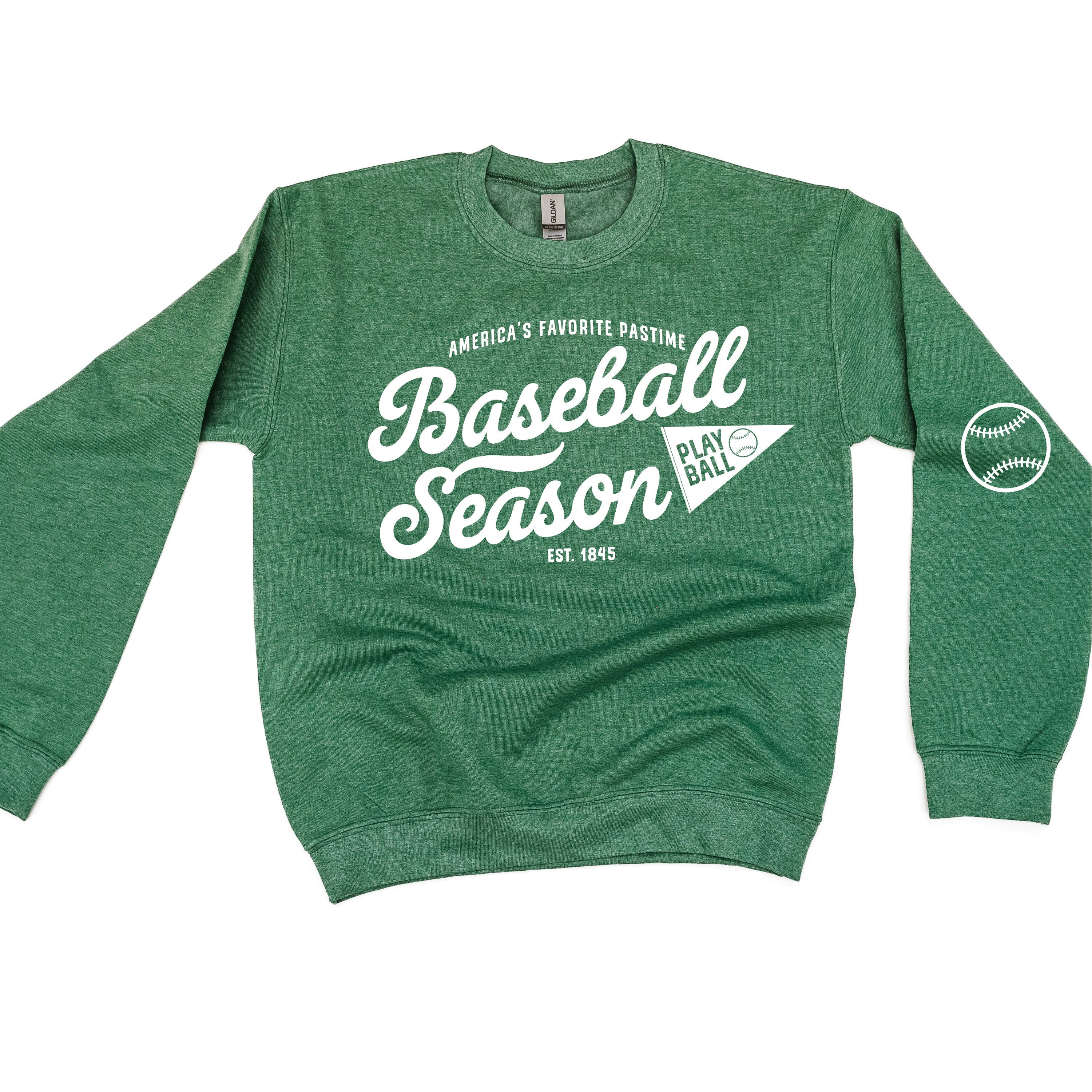 Baseball Season Est. 1845 - Custom Number - BASIC Fleece - Image 6