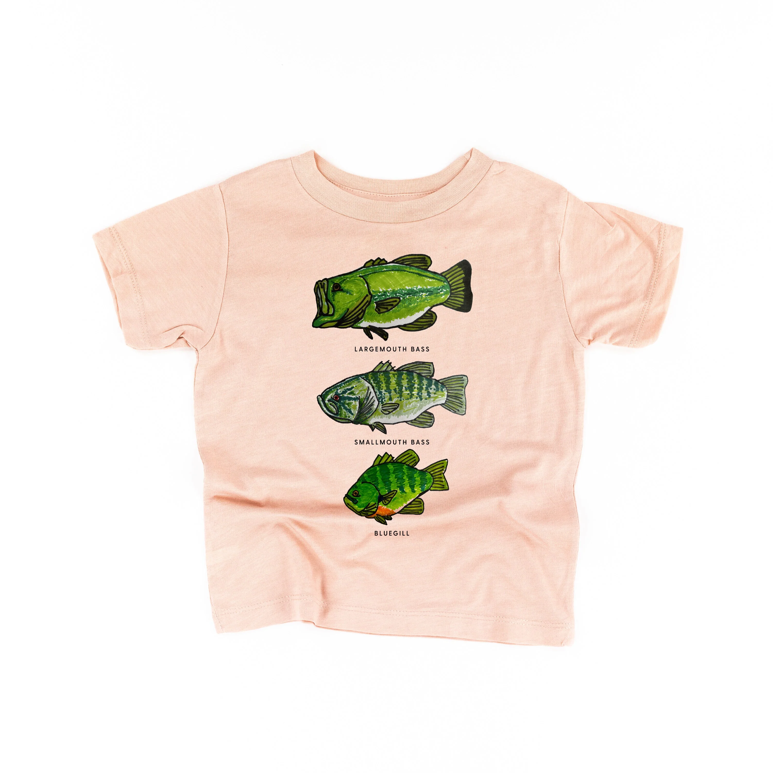 Bass And Bluegill Chart (Hand Drawn) - Child Tee - Image 10