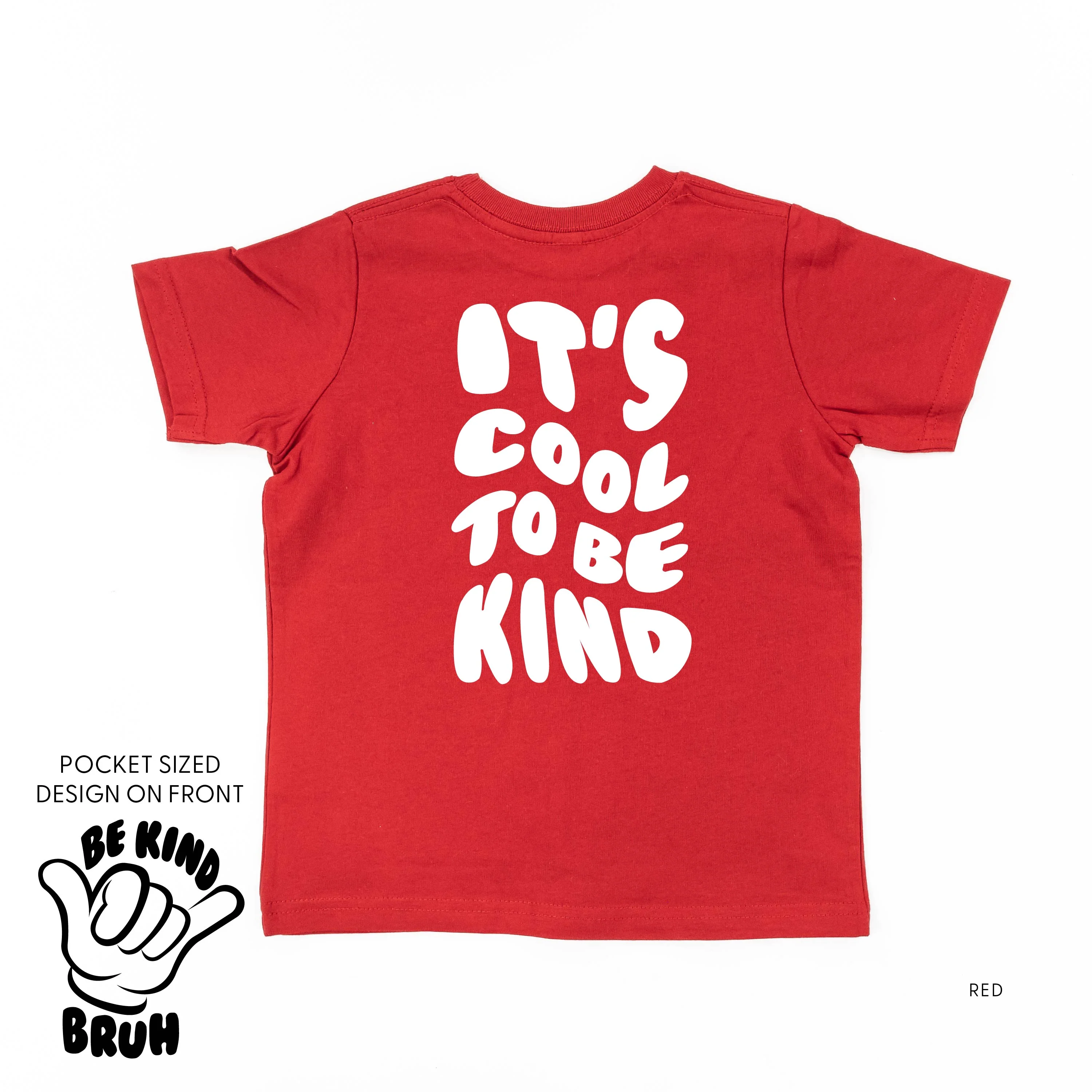 Be Kind Bruh - It's Cool to Be Kind (pf & b) - Child Tee - Image 6