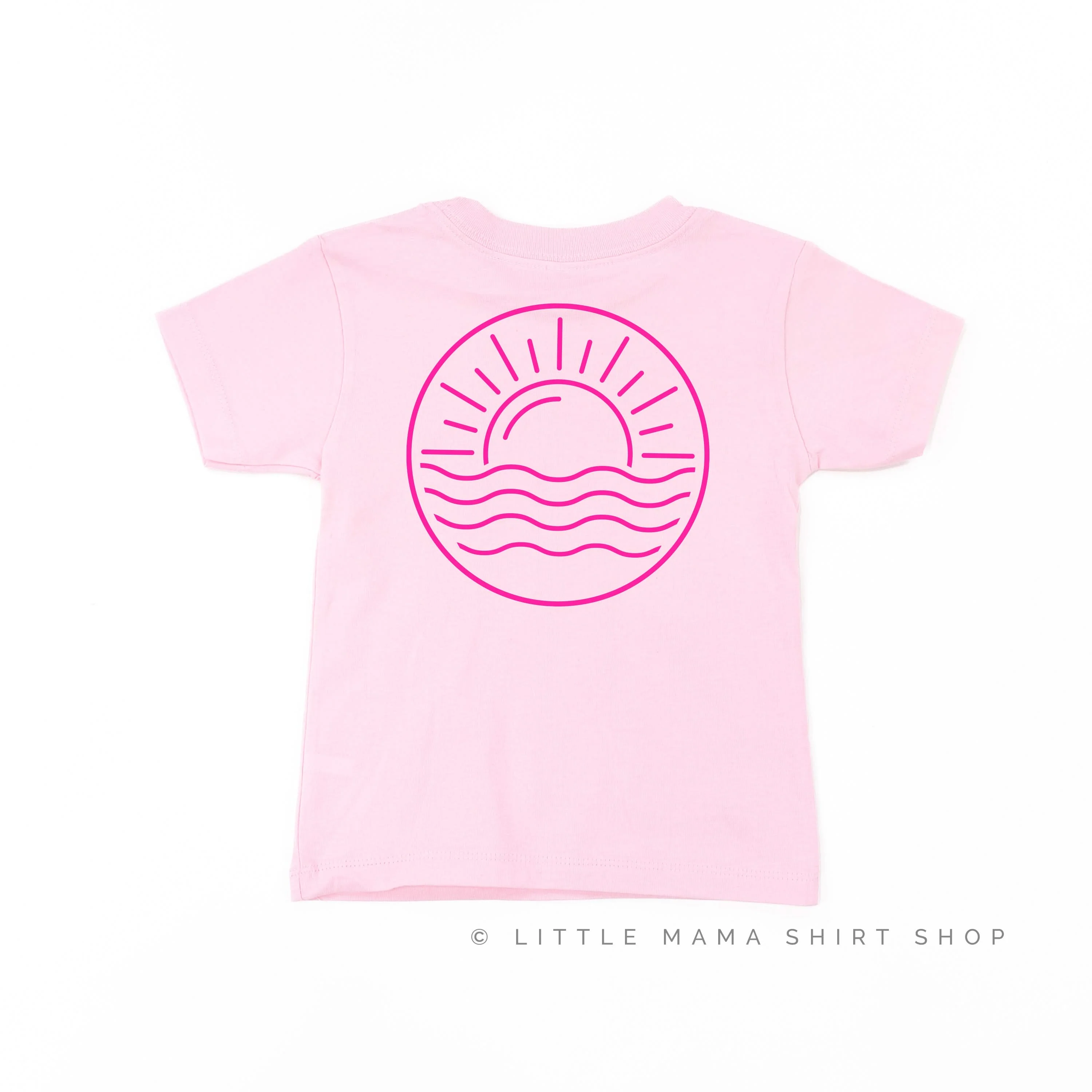 Beach Bum (front) / Ocean Sunset (back) - Child Tee - Image 11