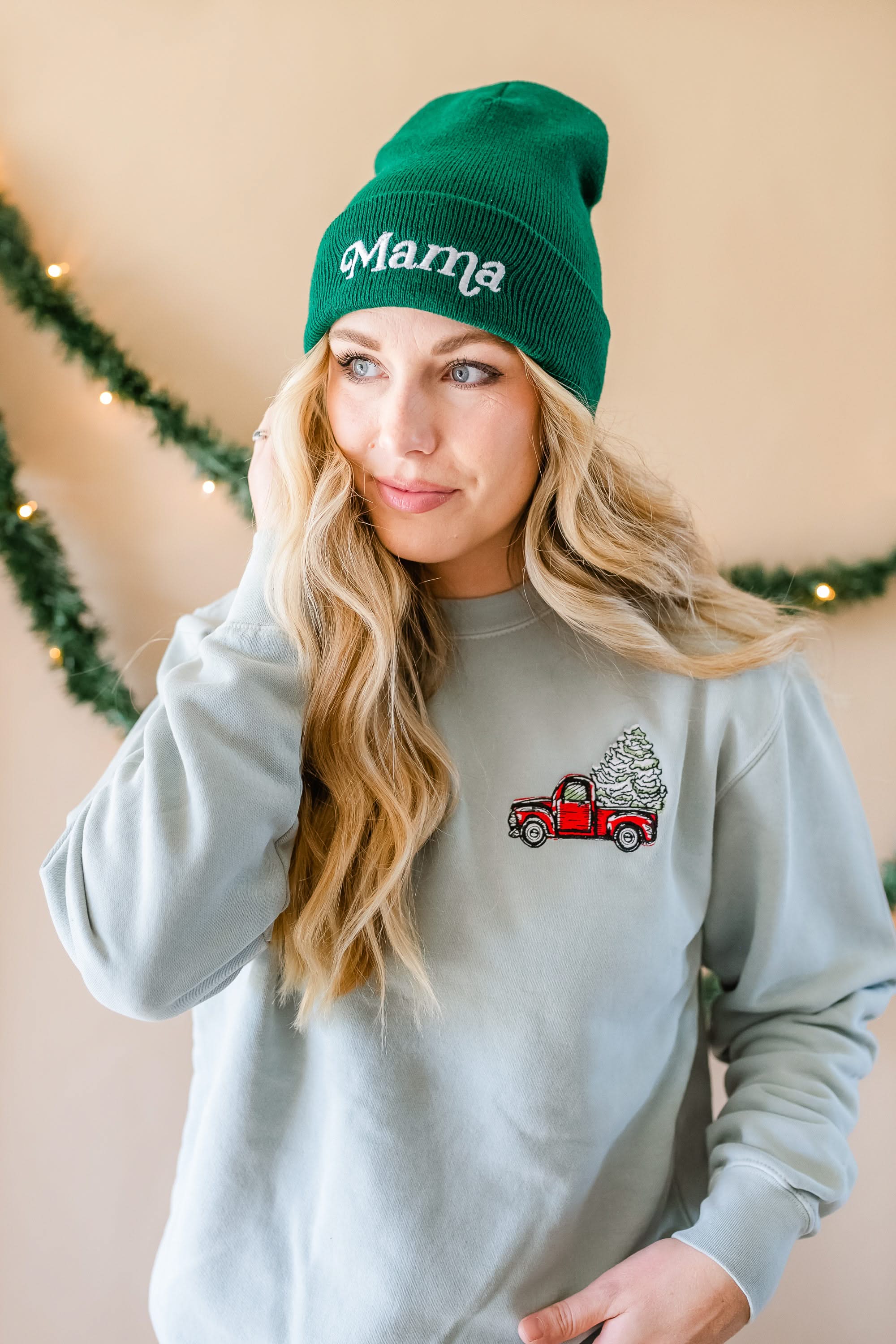 Mama (Italic) - Adult Beanie - Image 7