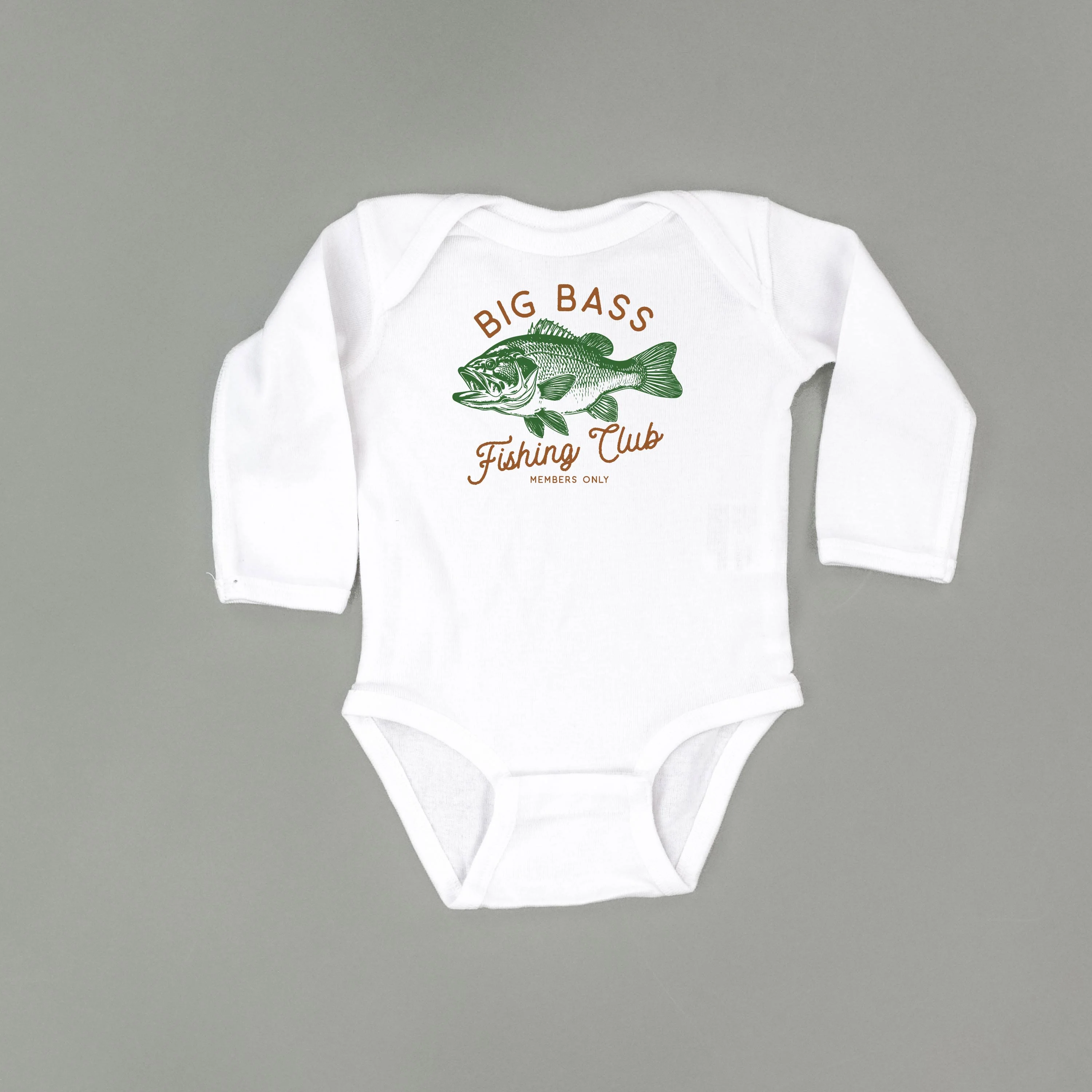 Big Bass Fishing Club - Child Long Sleeve Tee - Image 2