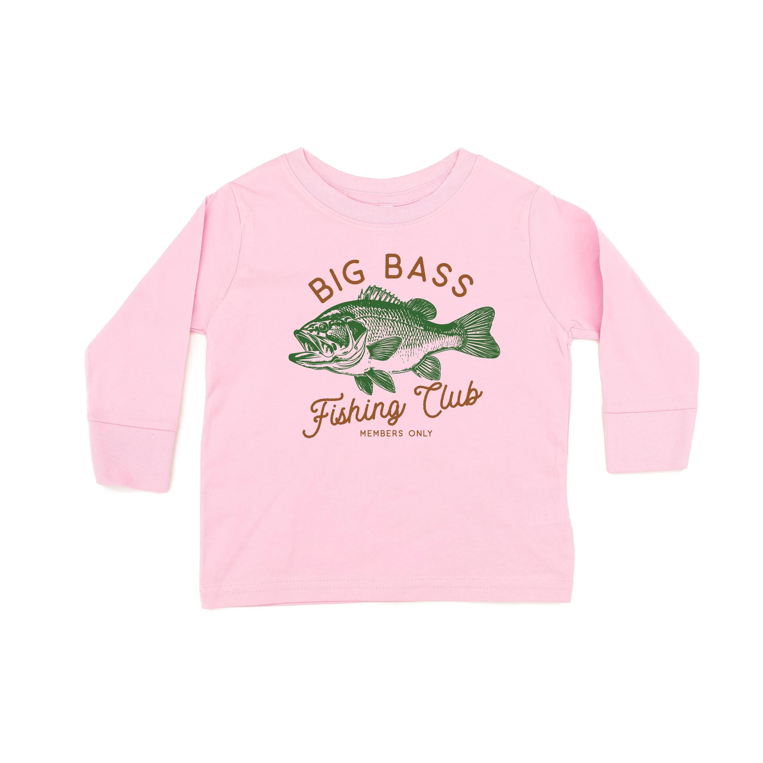 Big Bass Fishing Club - Child Long Sleeve Tee - Image 3