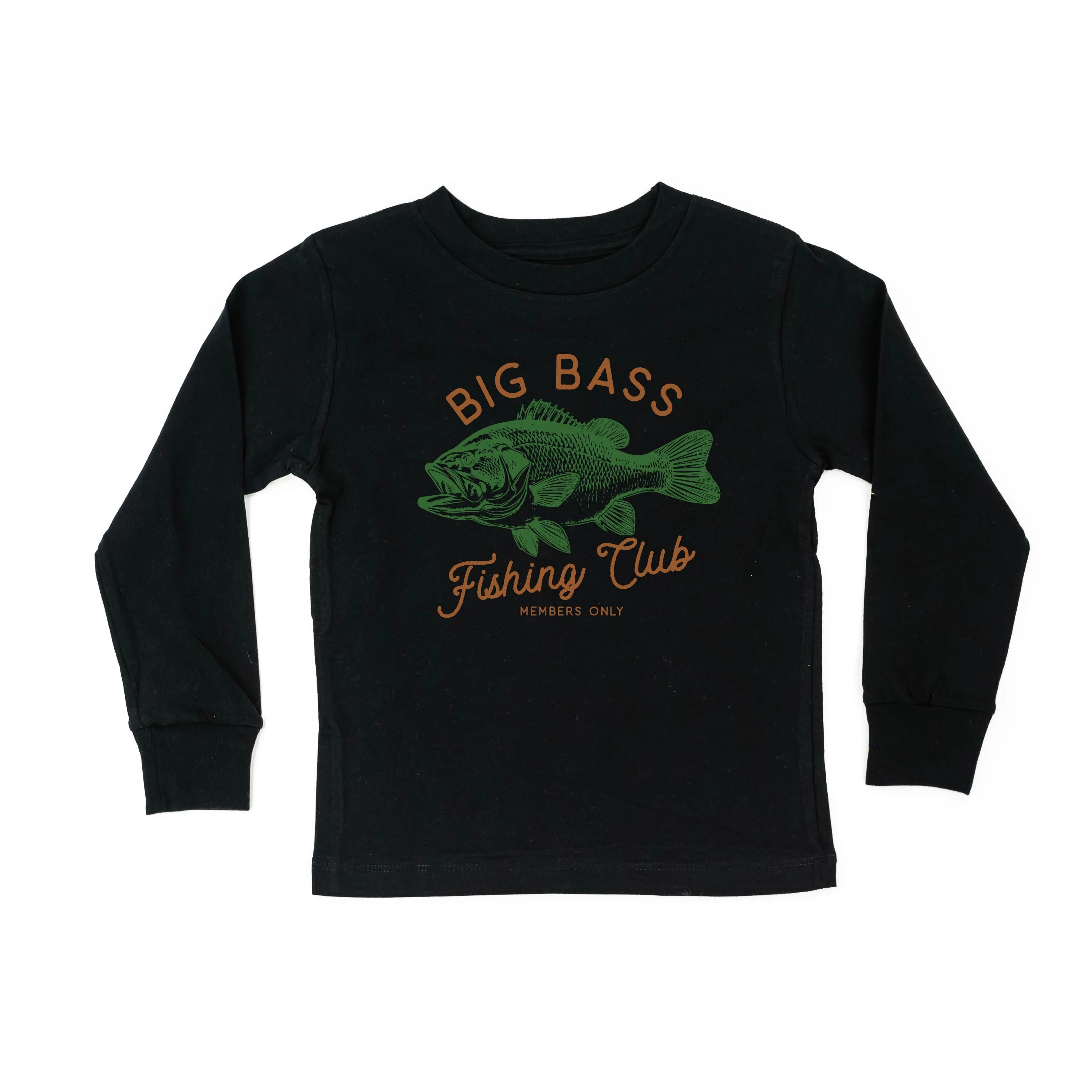 Big Bass Fishing Club - Child Long Sleeve Tee - Image 4