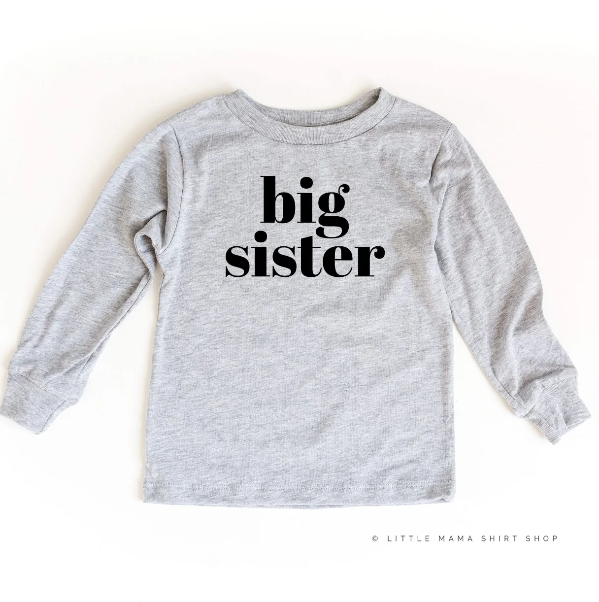 Big Sister - Original - Child Long Sleeve Tee - Image 2