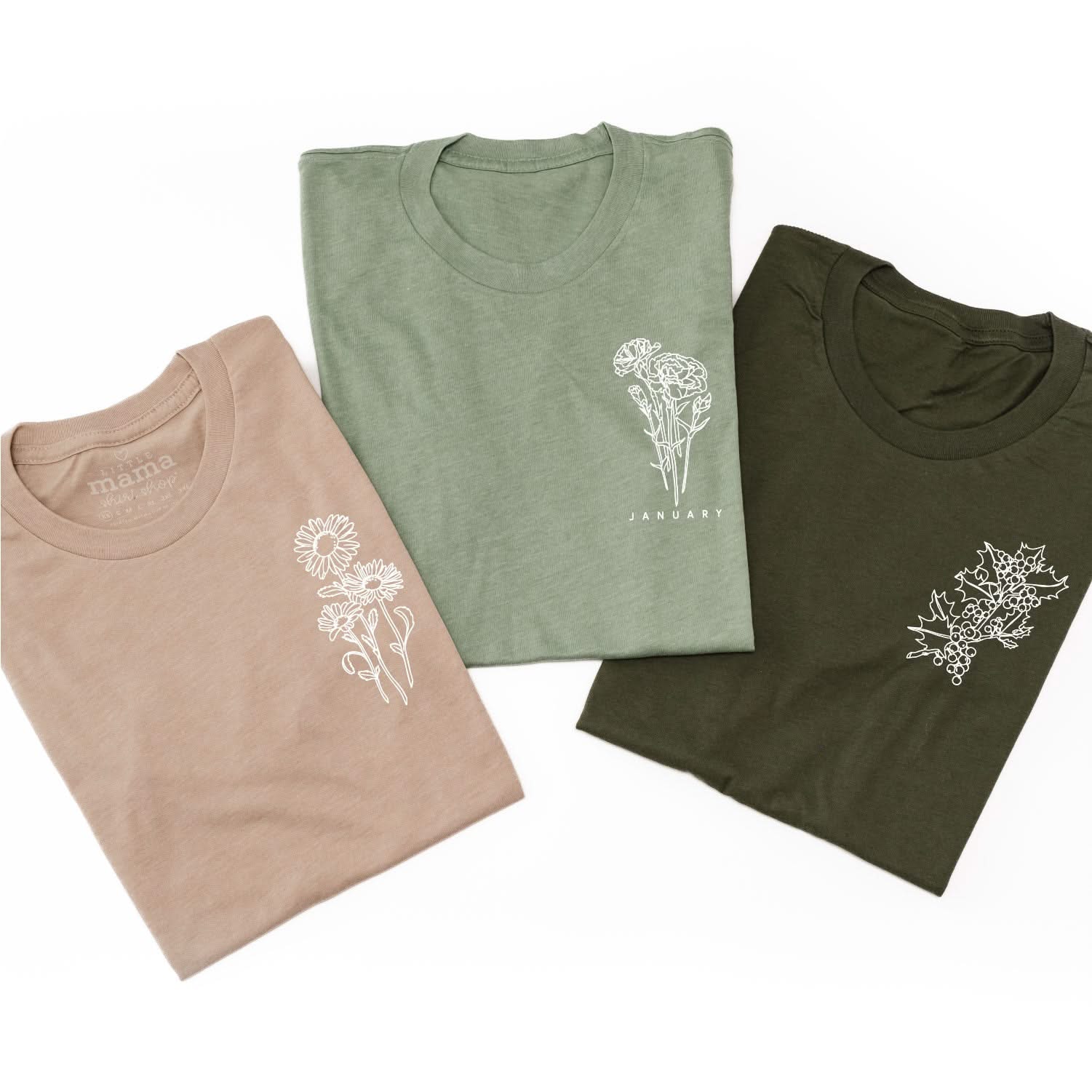 Birth Flowers (Choose Your Month/Flower) - Unisex Tee - Image 11