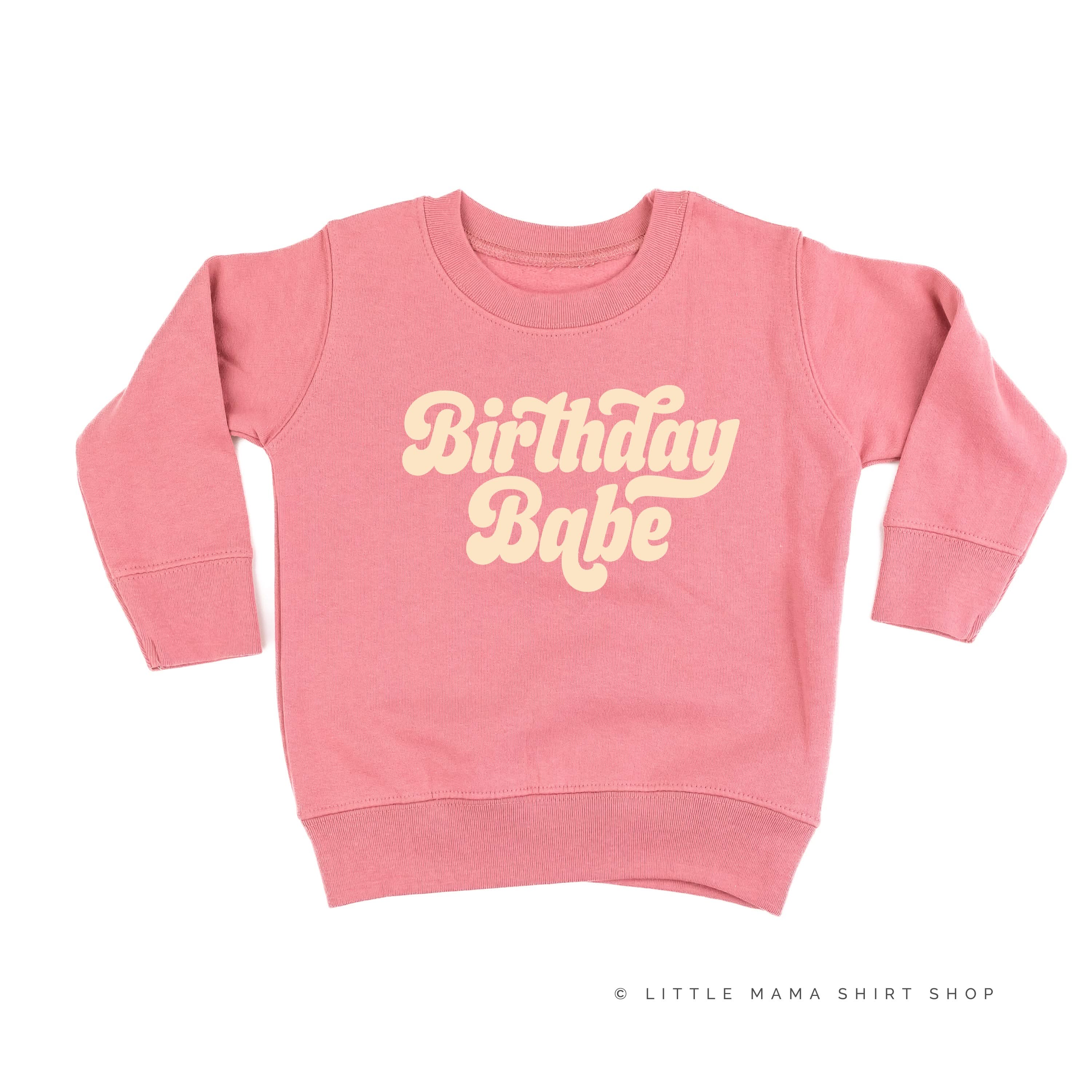 Birthday Babe (Retro) - Child Sweater - Image 2