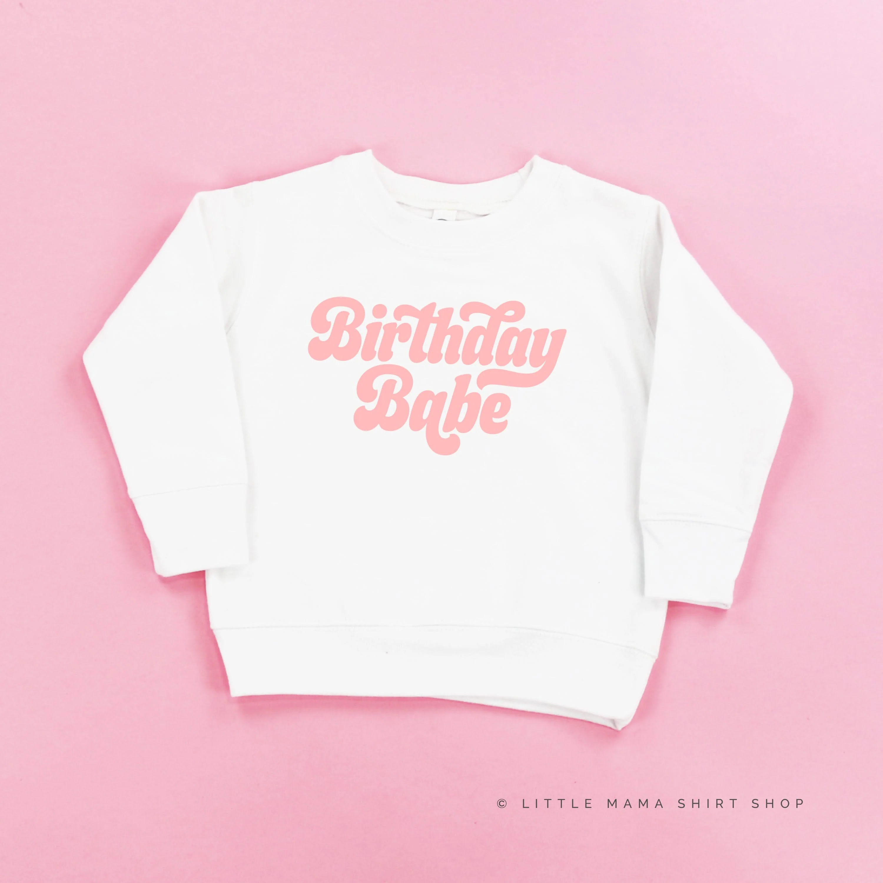 Birthday Babe (Retro) - Child Sweater - Image 4