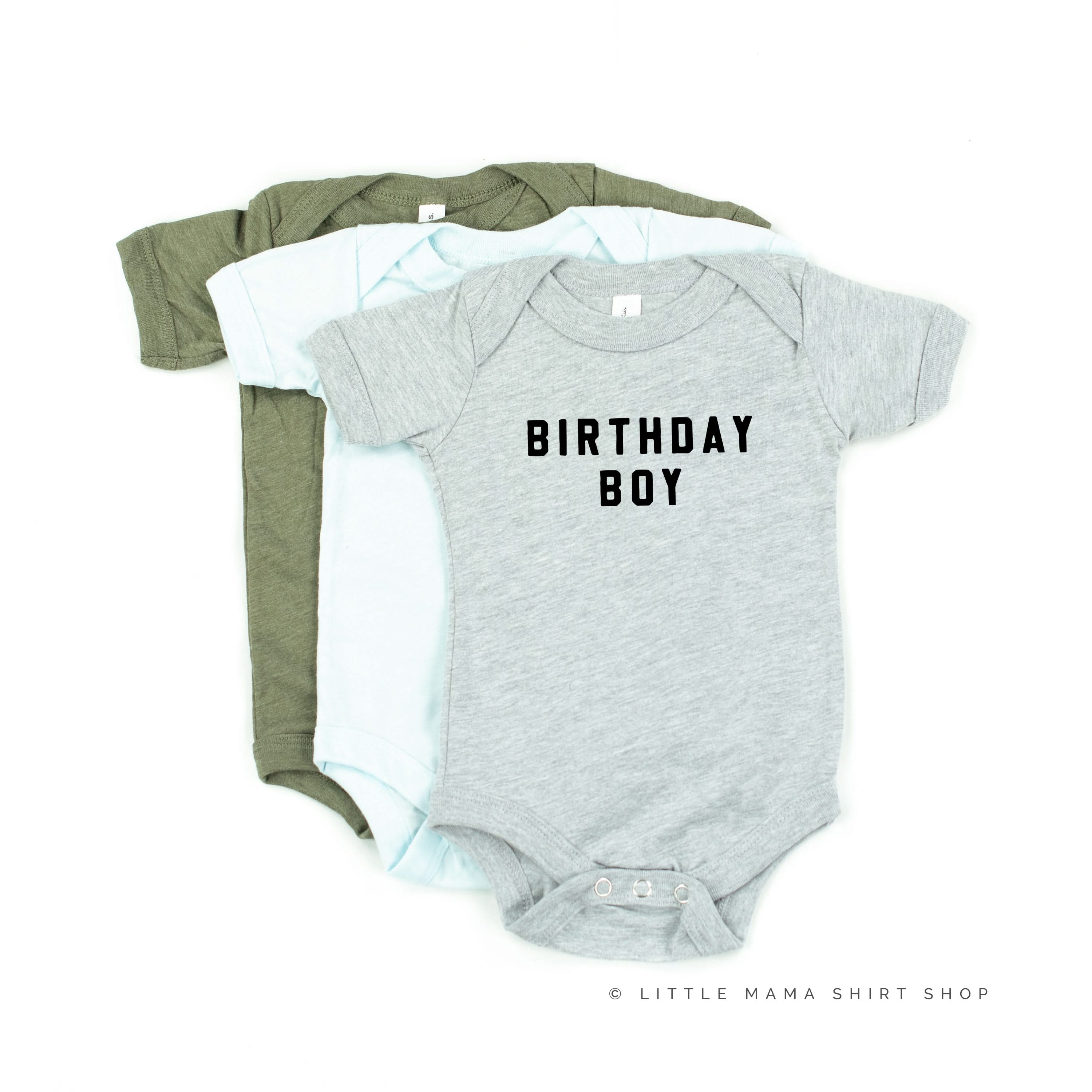 Birthday Boy - Block Font - Child Tee - Image 6