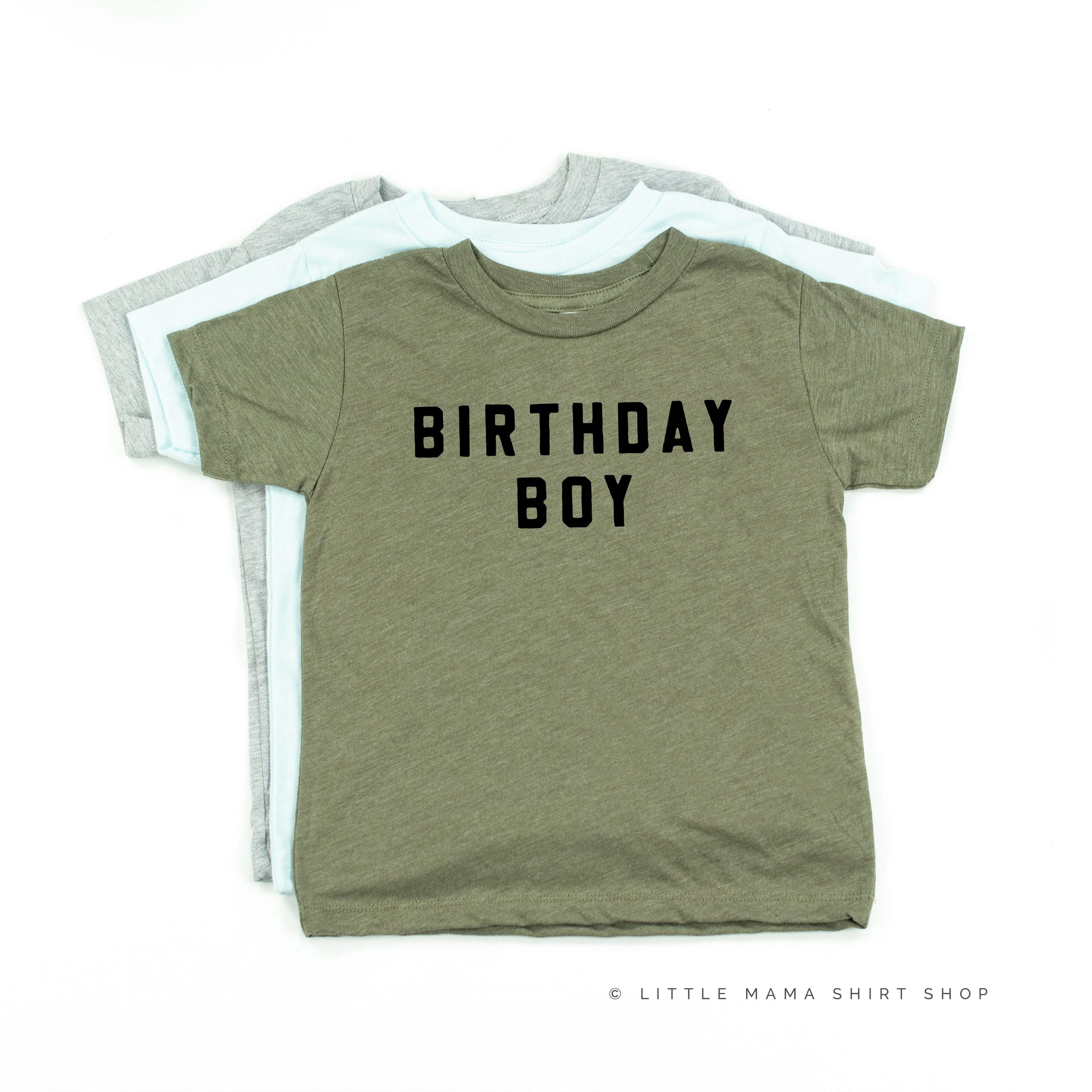 Birthday Boy - Block Font - Child Tee - Image 7