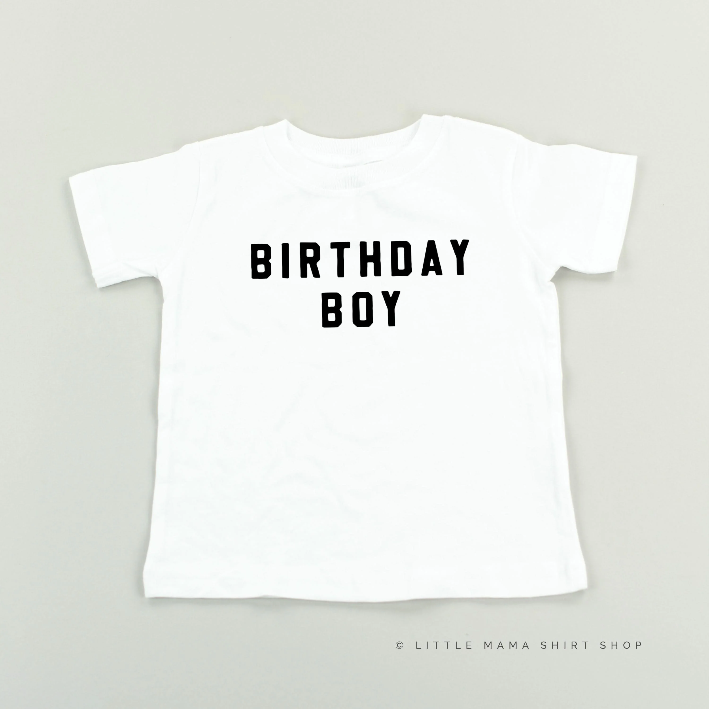 Birthday Boy - Block Font - Child Tee - Image 8