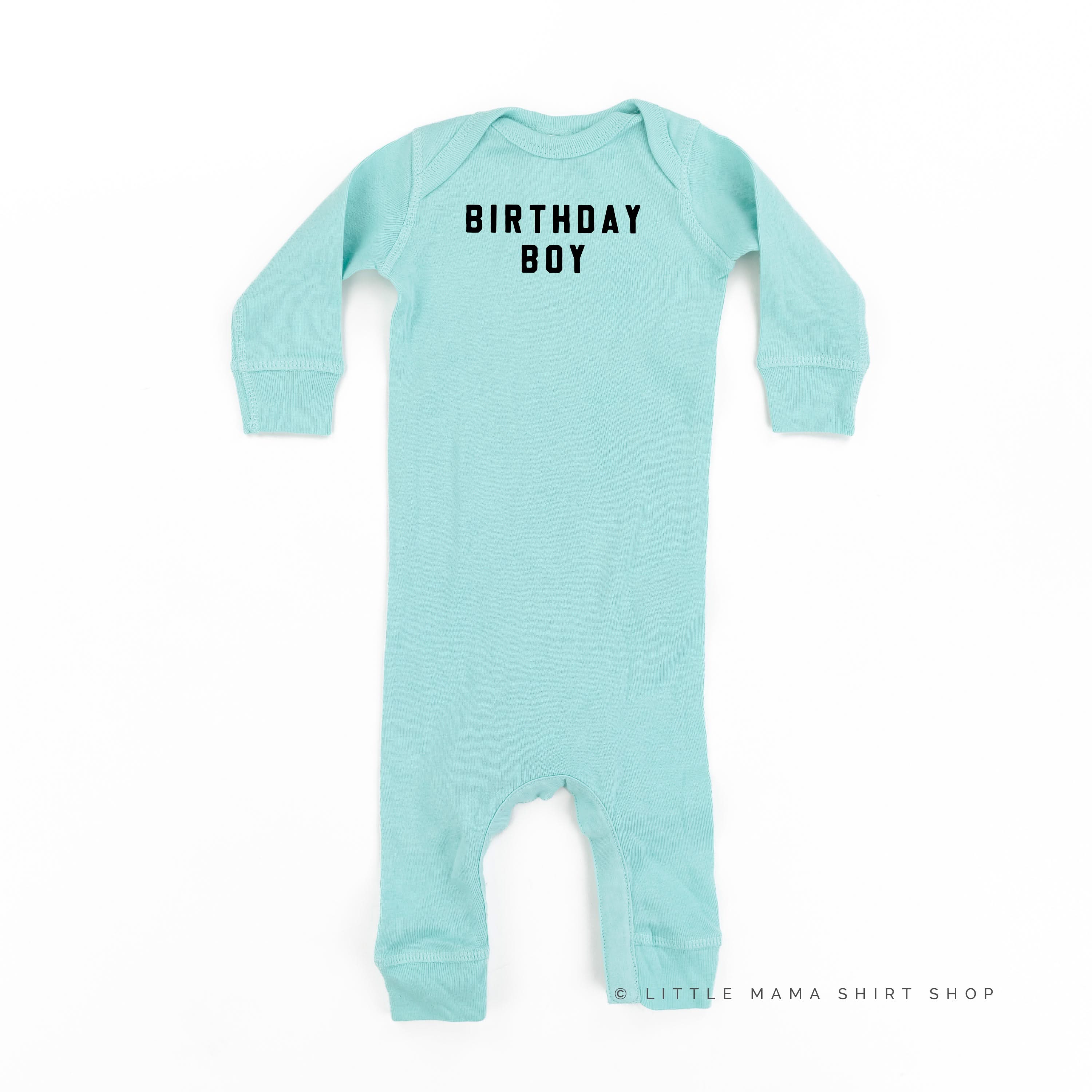 Birthday Boy - Block Font - Baby Sleeper - Image 4