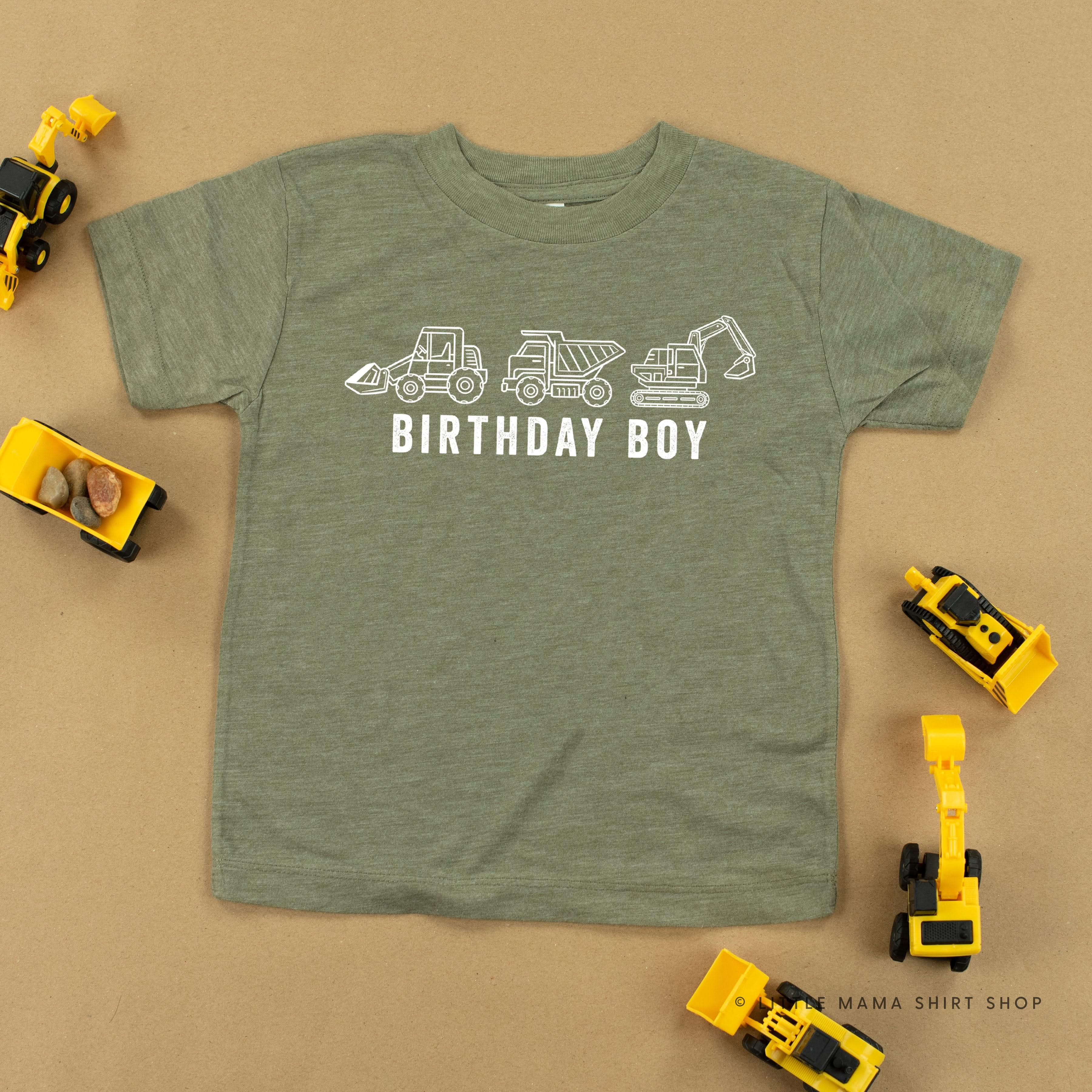 Birthday Boy Construction Trucks - Child Tee - Image 10