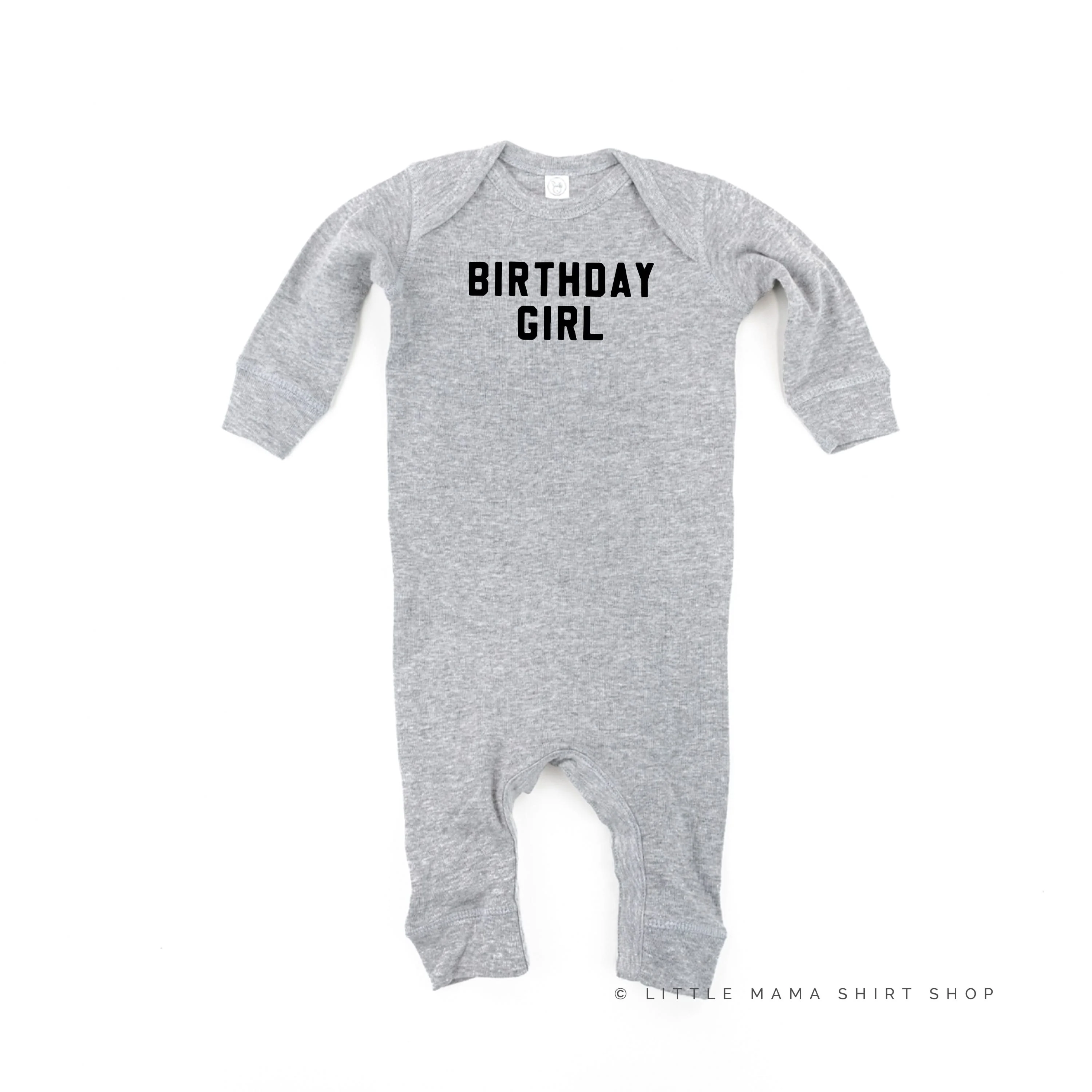 Birthday Girl - Block Font - Baby Sleeper - Image 5