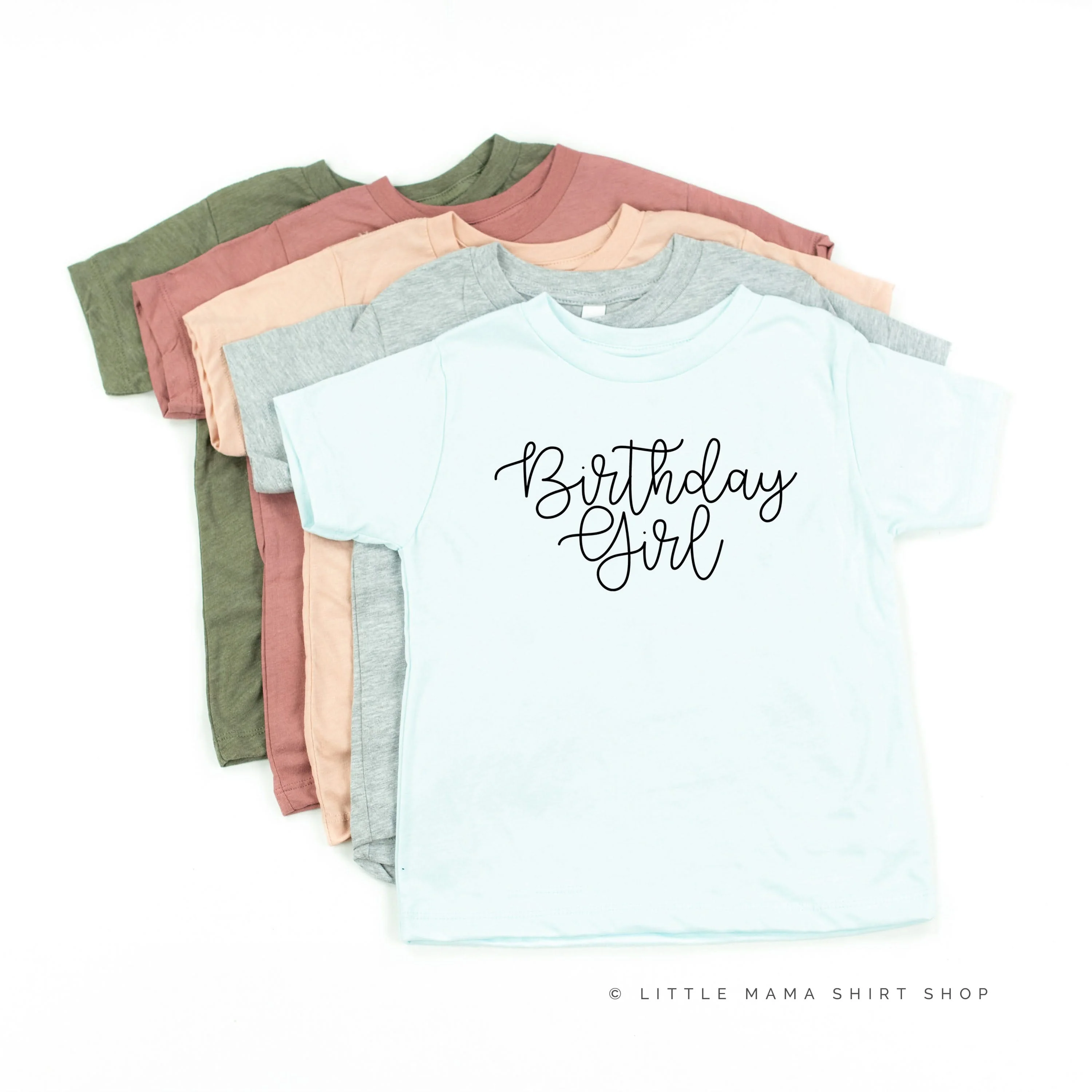 Birthday Girl - New Cursive - Child Tee - Image 17