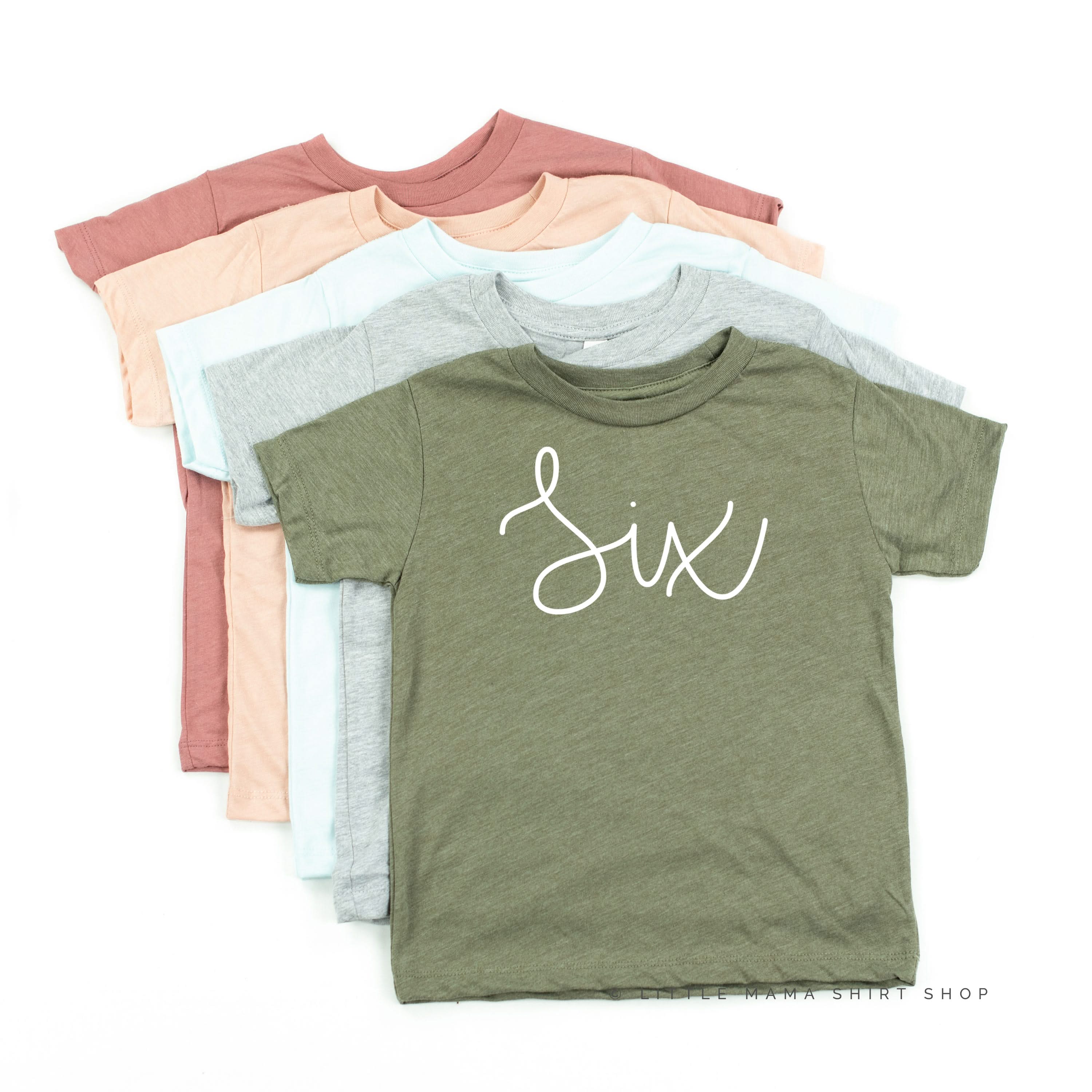 Birthday Number - New Cursive - Child Tee - Image 7