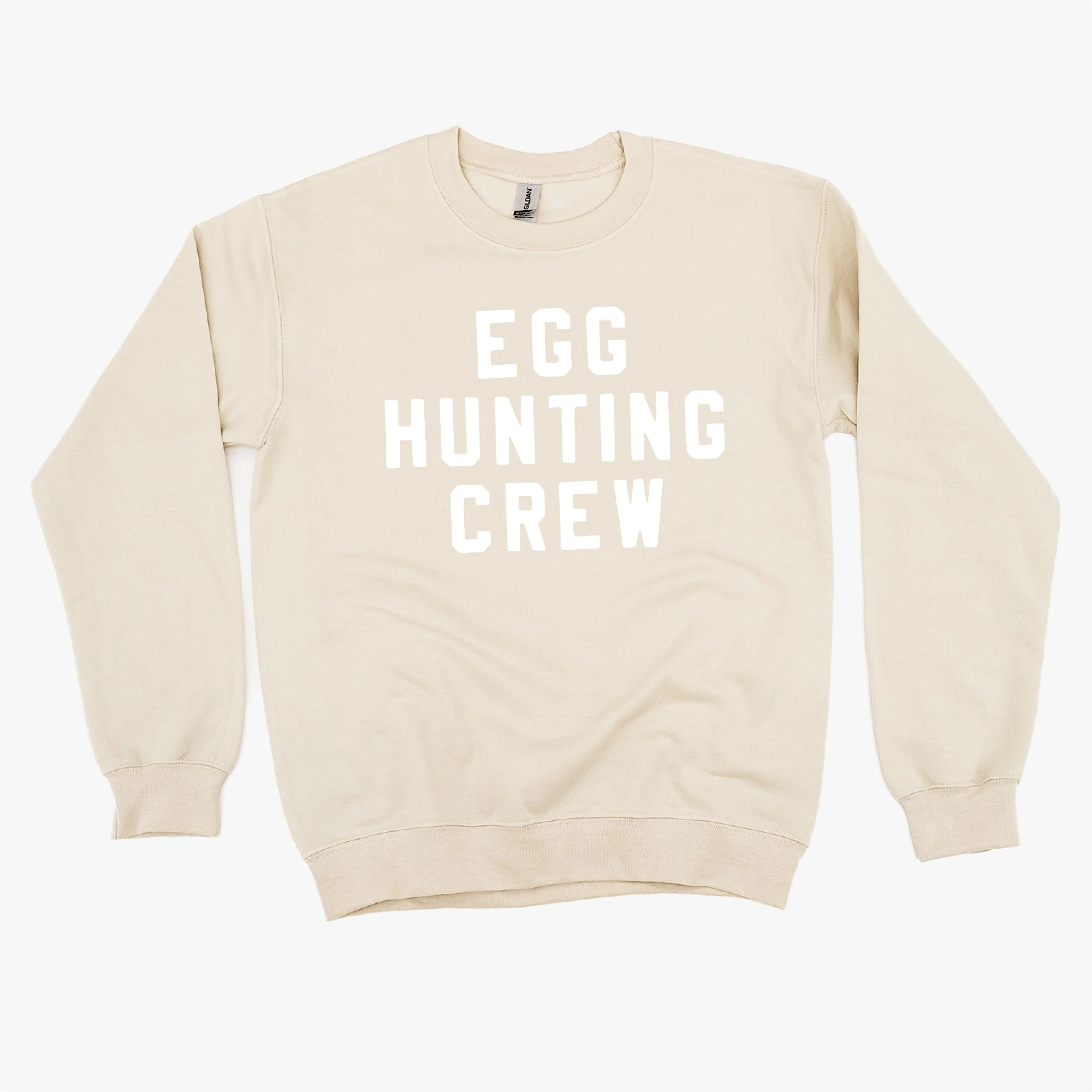 Block Font - Egg Hunting Crew - Basic Fleece - Image 5