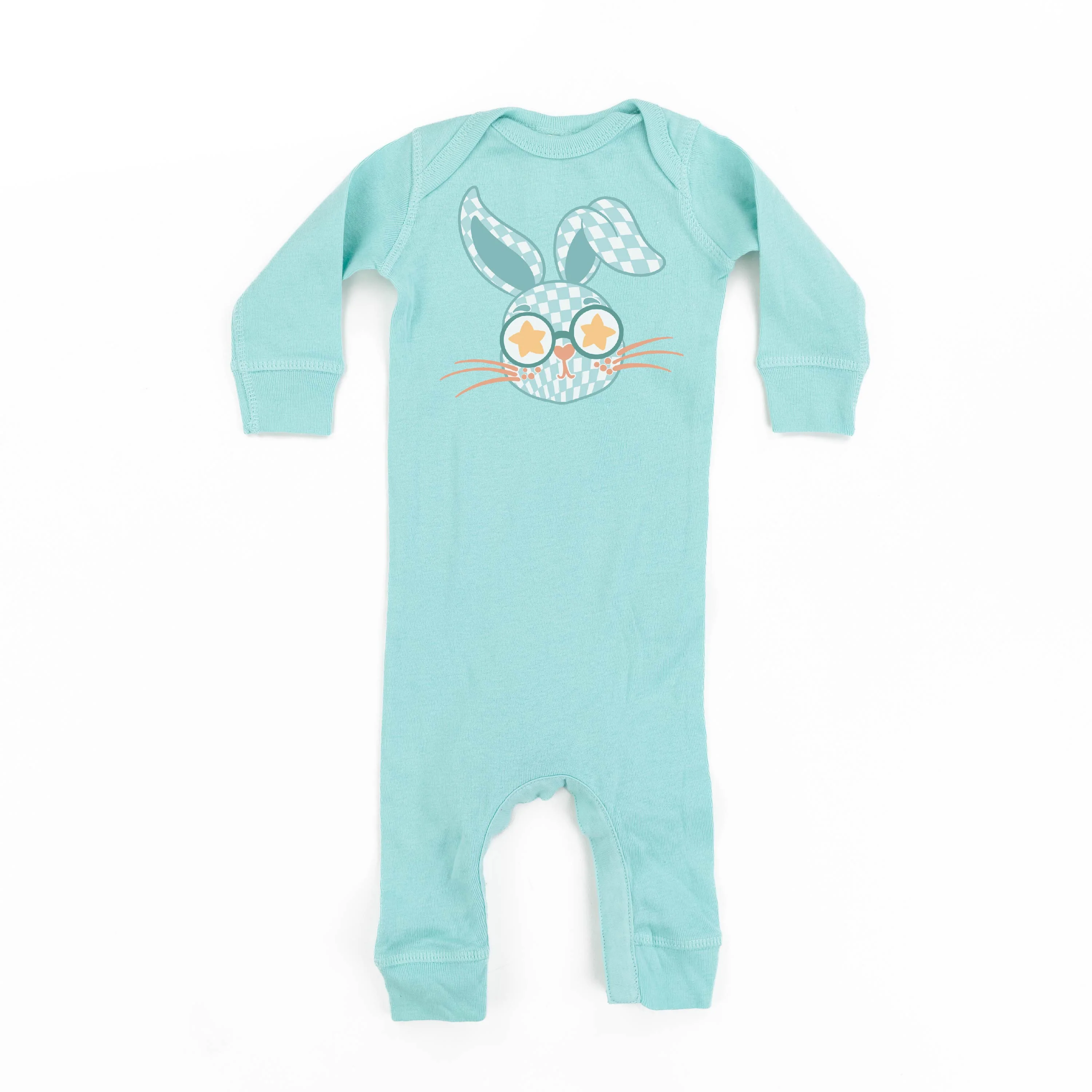 Blue Checkered Bunny - Baby Sleeper - Image 5