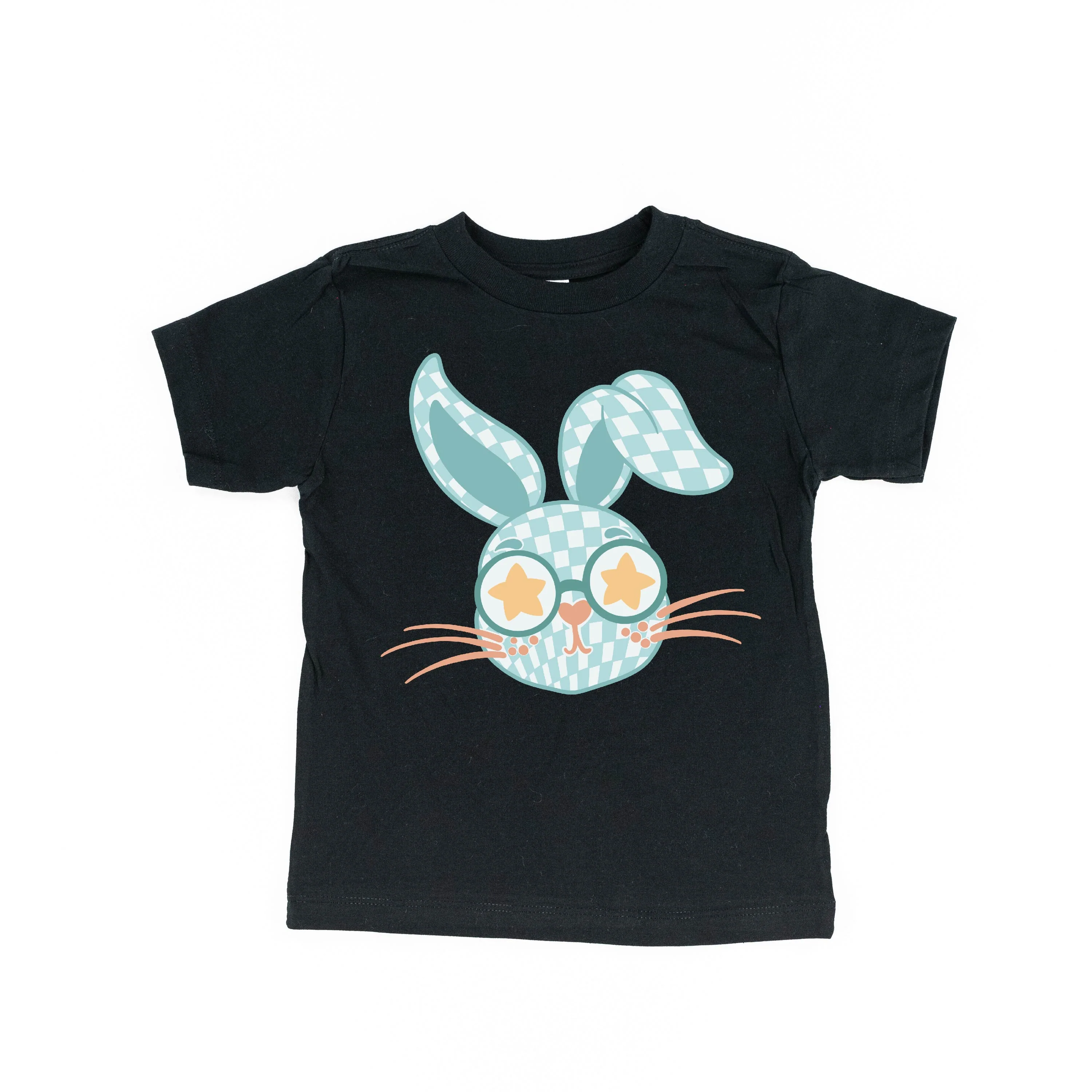 Blue Checkered Bunny - Child Tee - Image 5