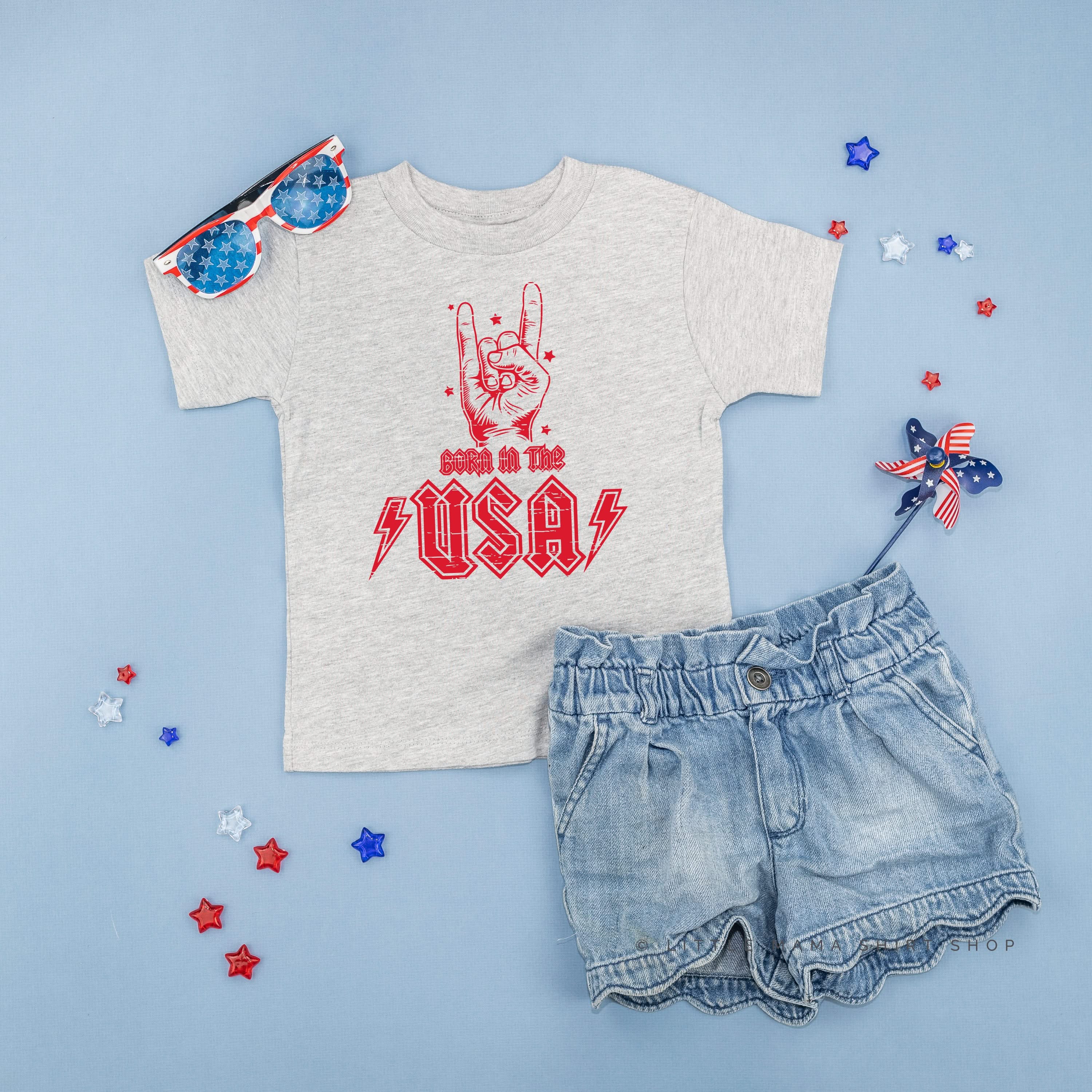 Born In The USA - Child Tee - Image 8