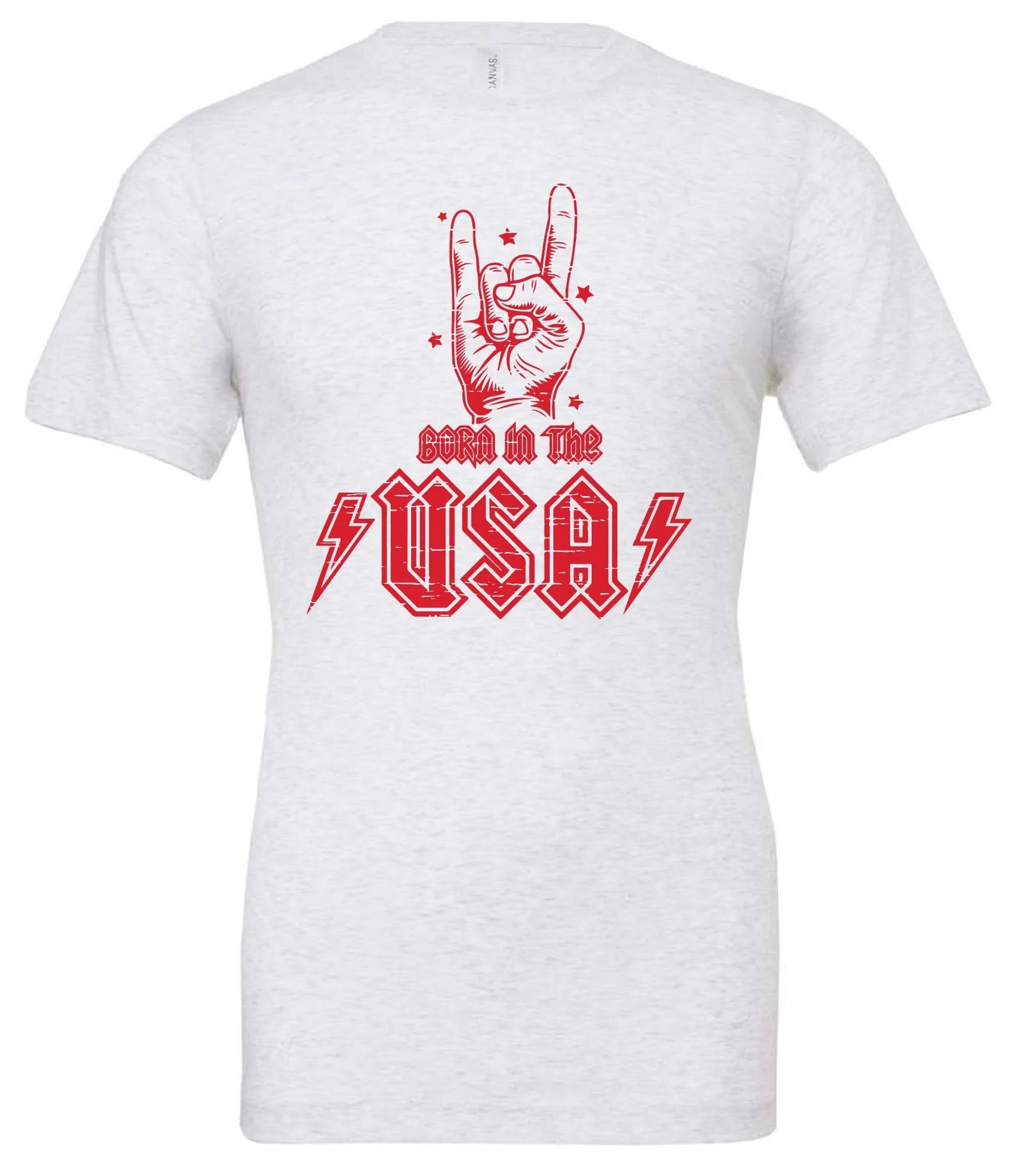 Born In The USA - Unisex Tee - Image 5