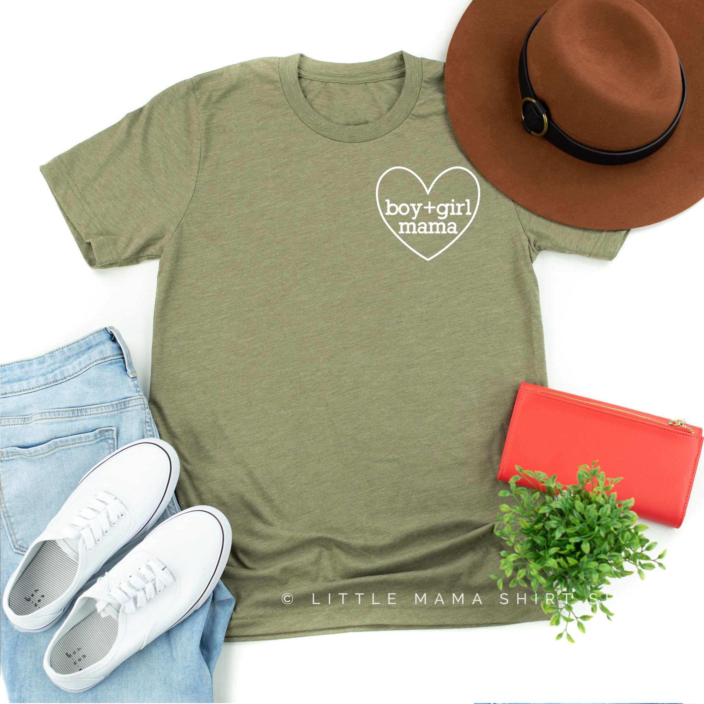 Boy + Girl Mama ♥ - Unisex Tee - Image 4