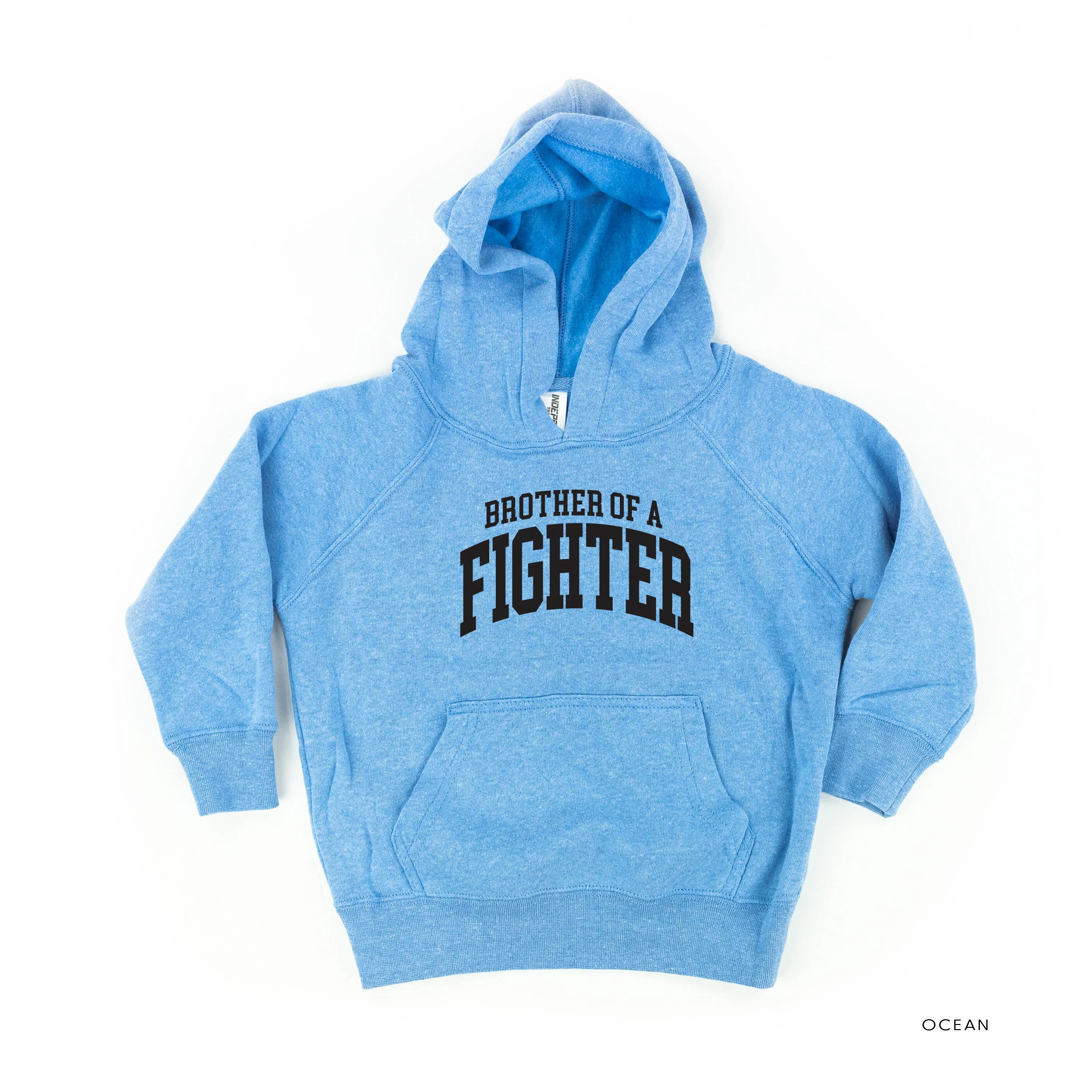 Brother of a Fighter - Varsity - Child Hoodie - Image 2