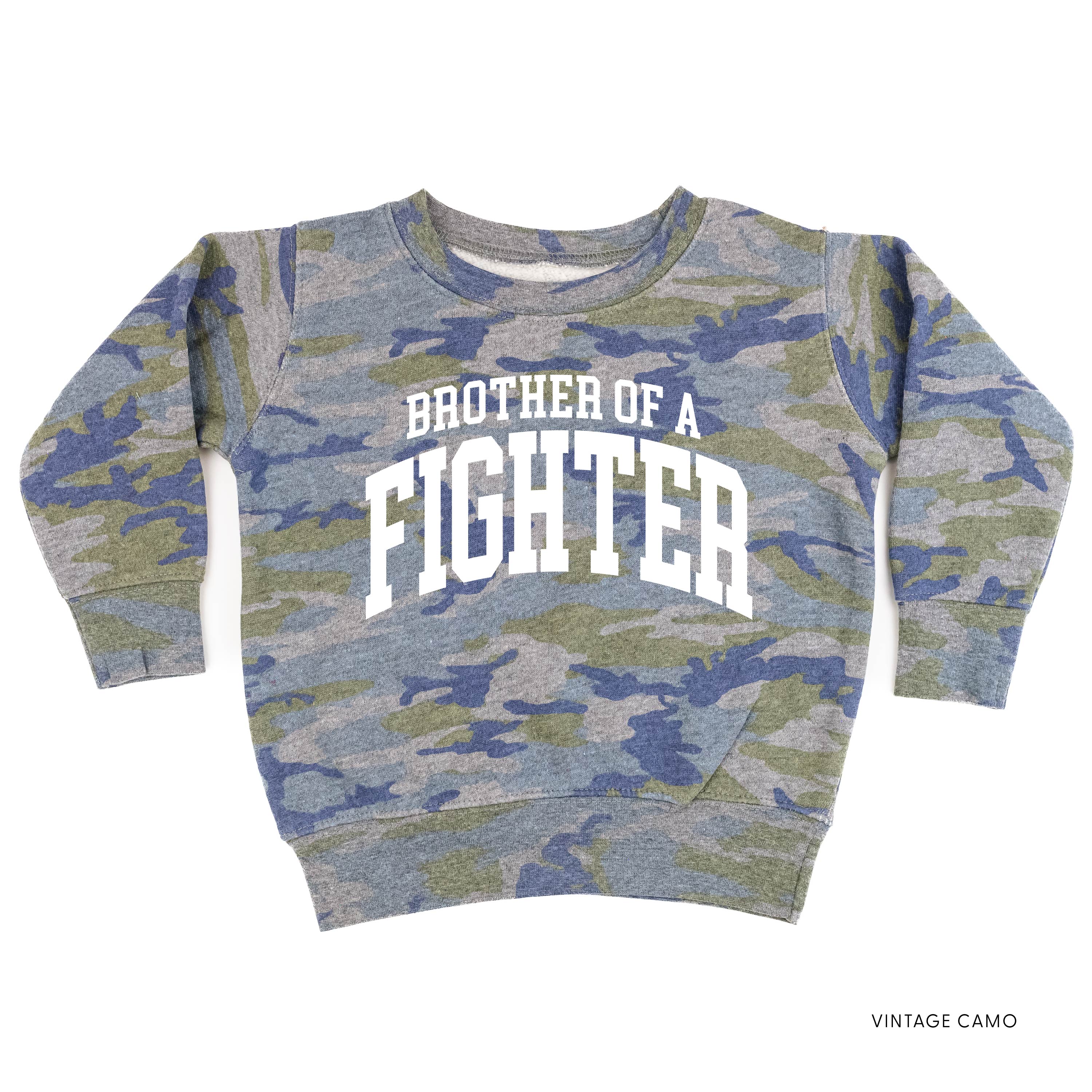 Brother of a Fighter - Varsity - Child Sweater - Image 6