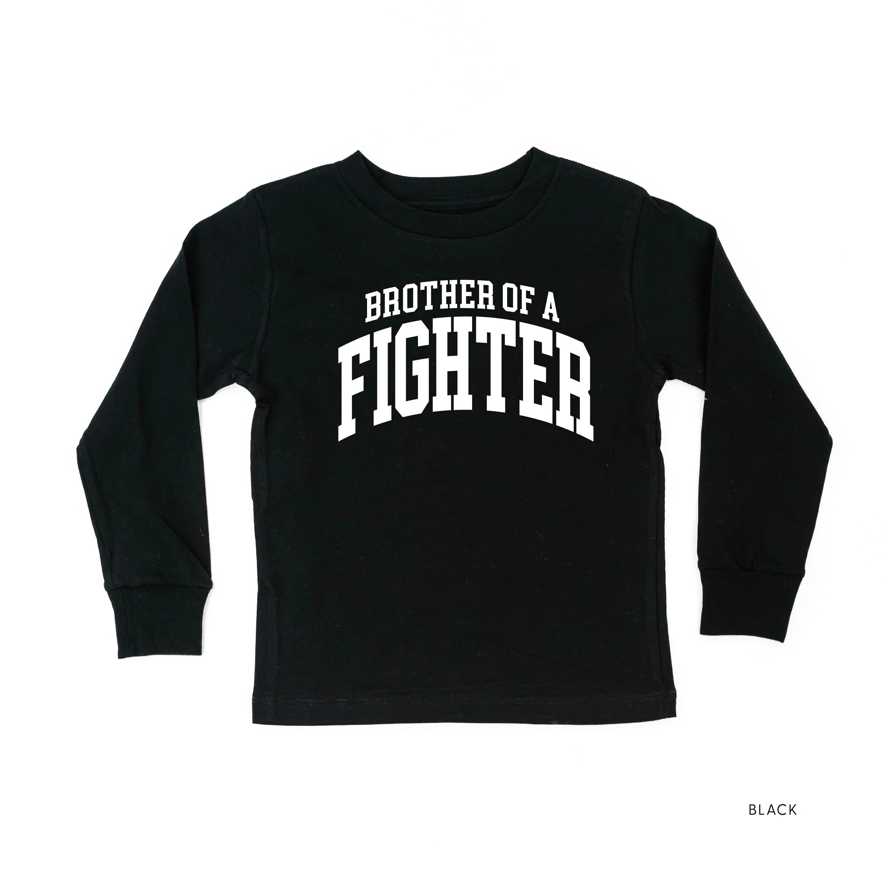 Brother of a Fighter - Varsity - Child Long Sleeve Tee