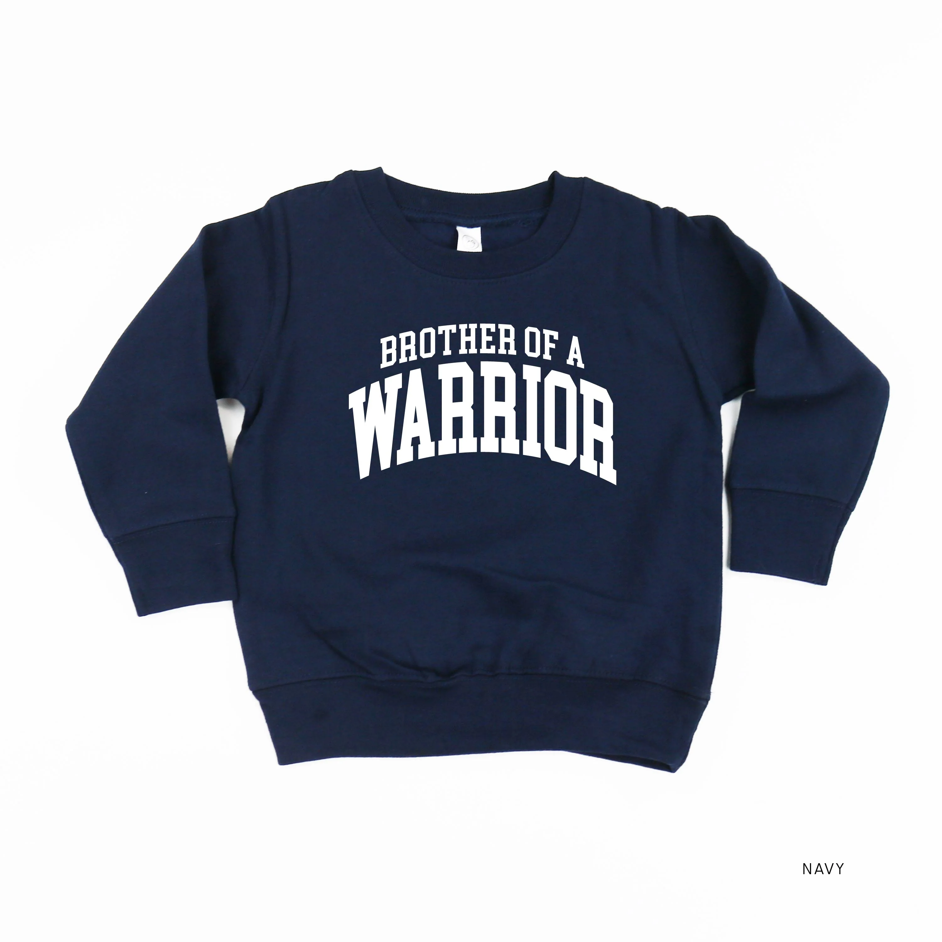 Brother of a Warrior - Varsity - Child Sweater - Image 3