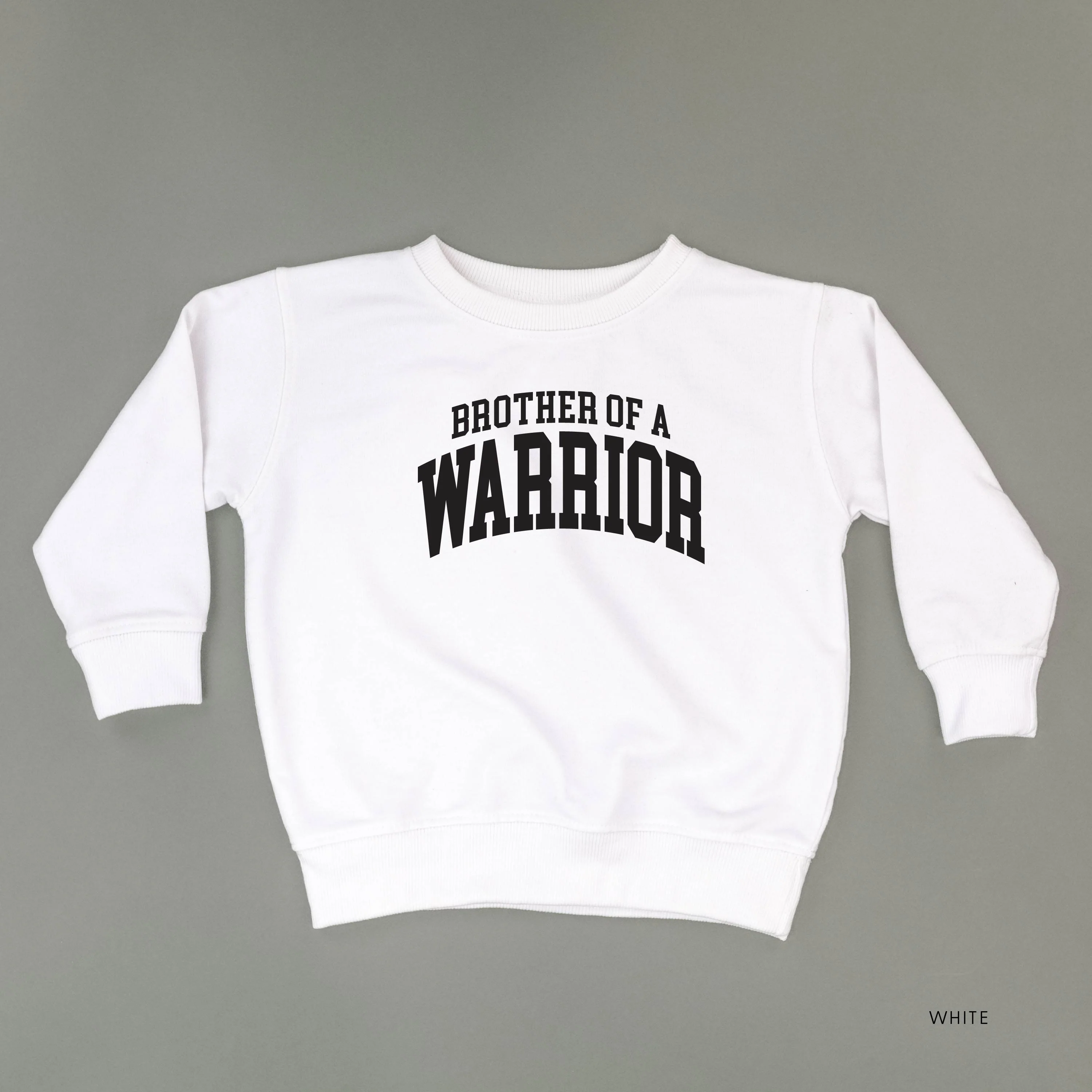 Brother of a Warrior - Varsity - Child Sweater - Image 6