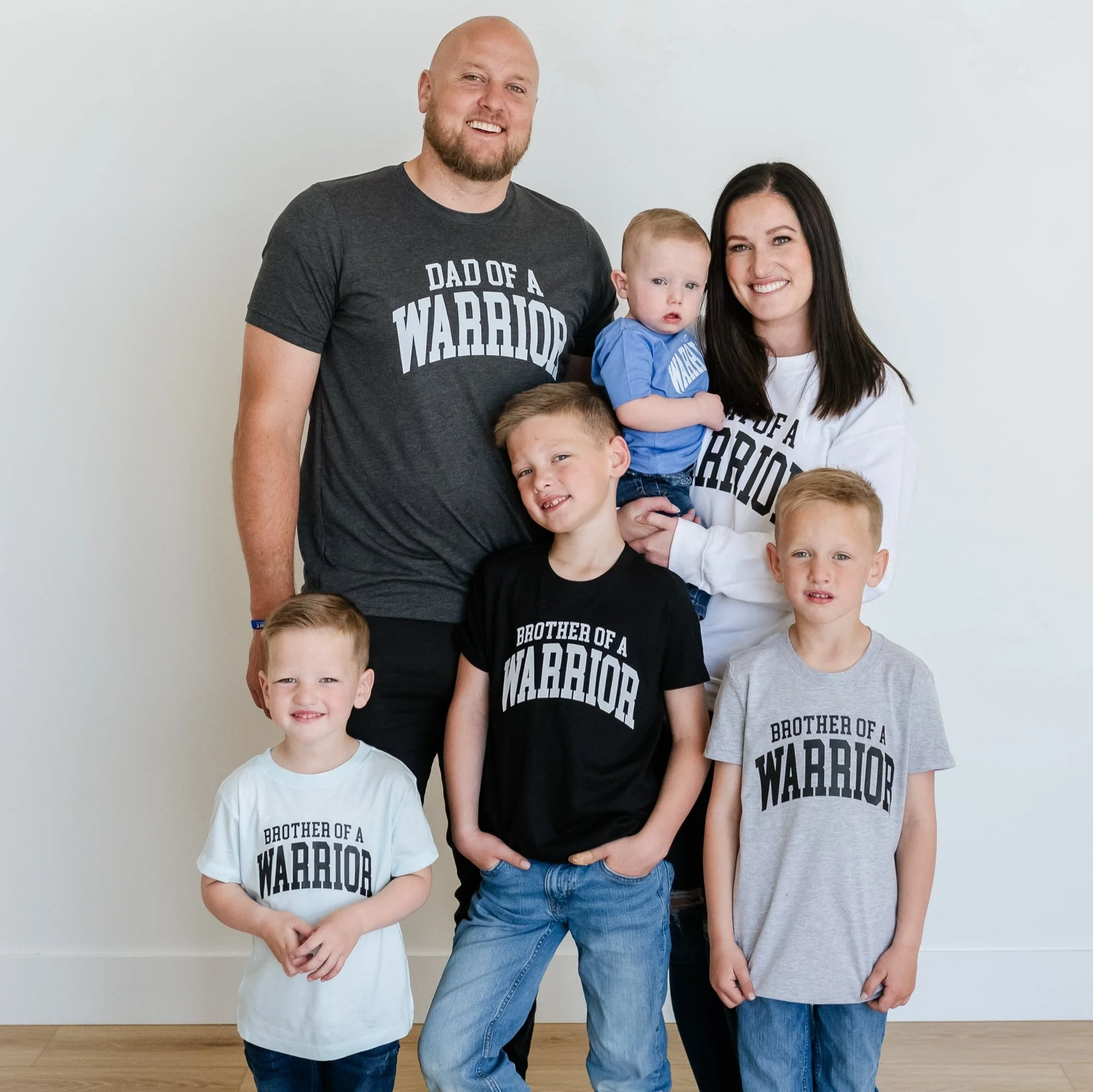 Brother of a Warrior - Varsity - Child Tee - Image 3