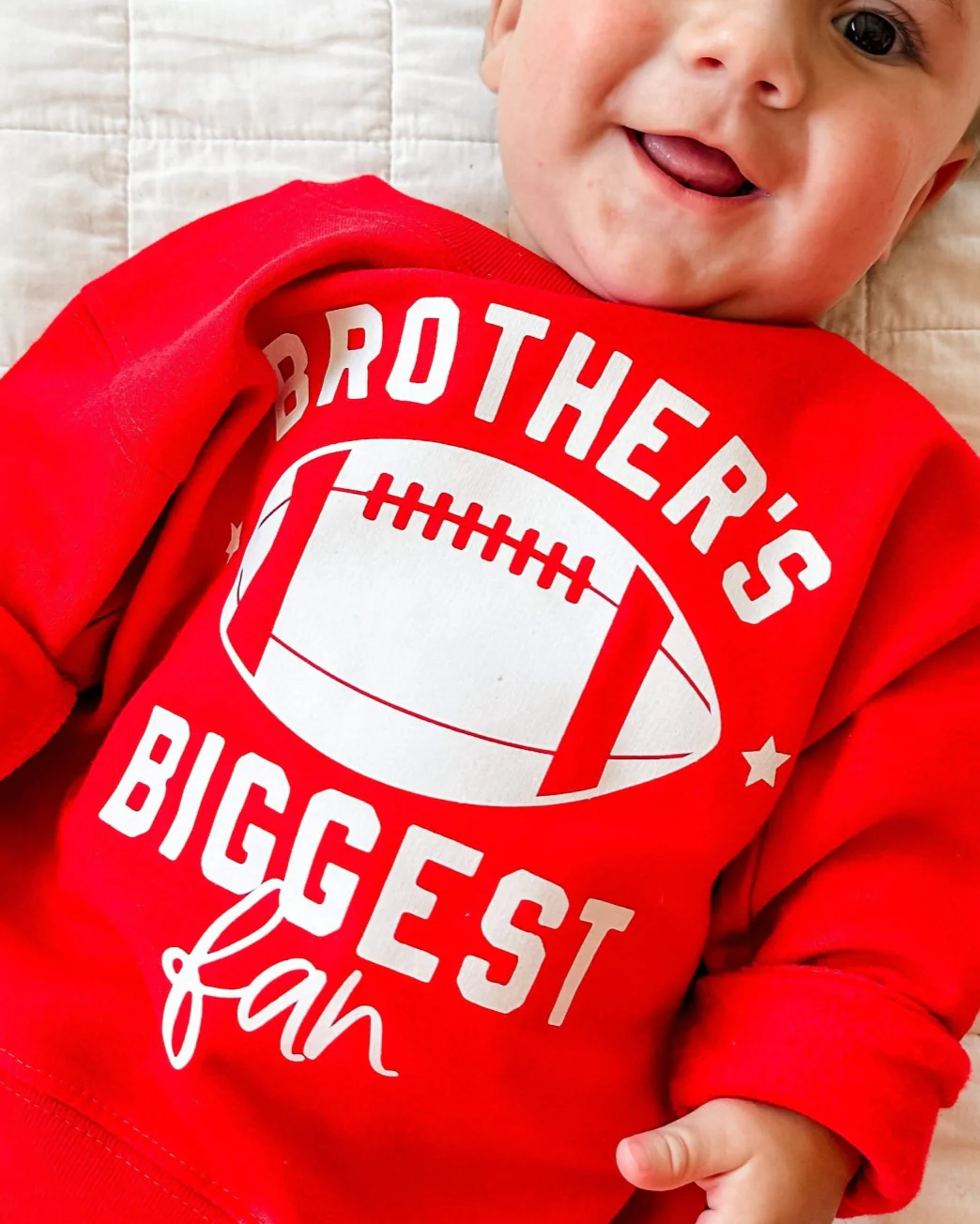 Brother's Biggest Fan - (Choose your Sport) - Child Sweater - Image 2