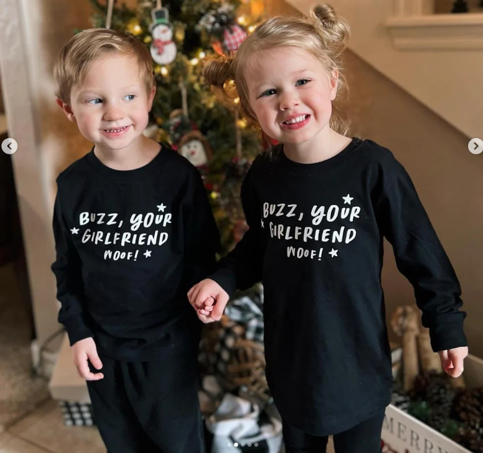 Buzz, Your Girlfriend Woof! - Child Long Sleeve Tee - Image 2