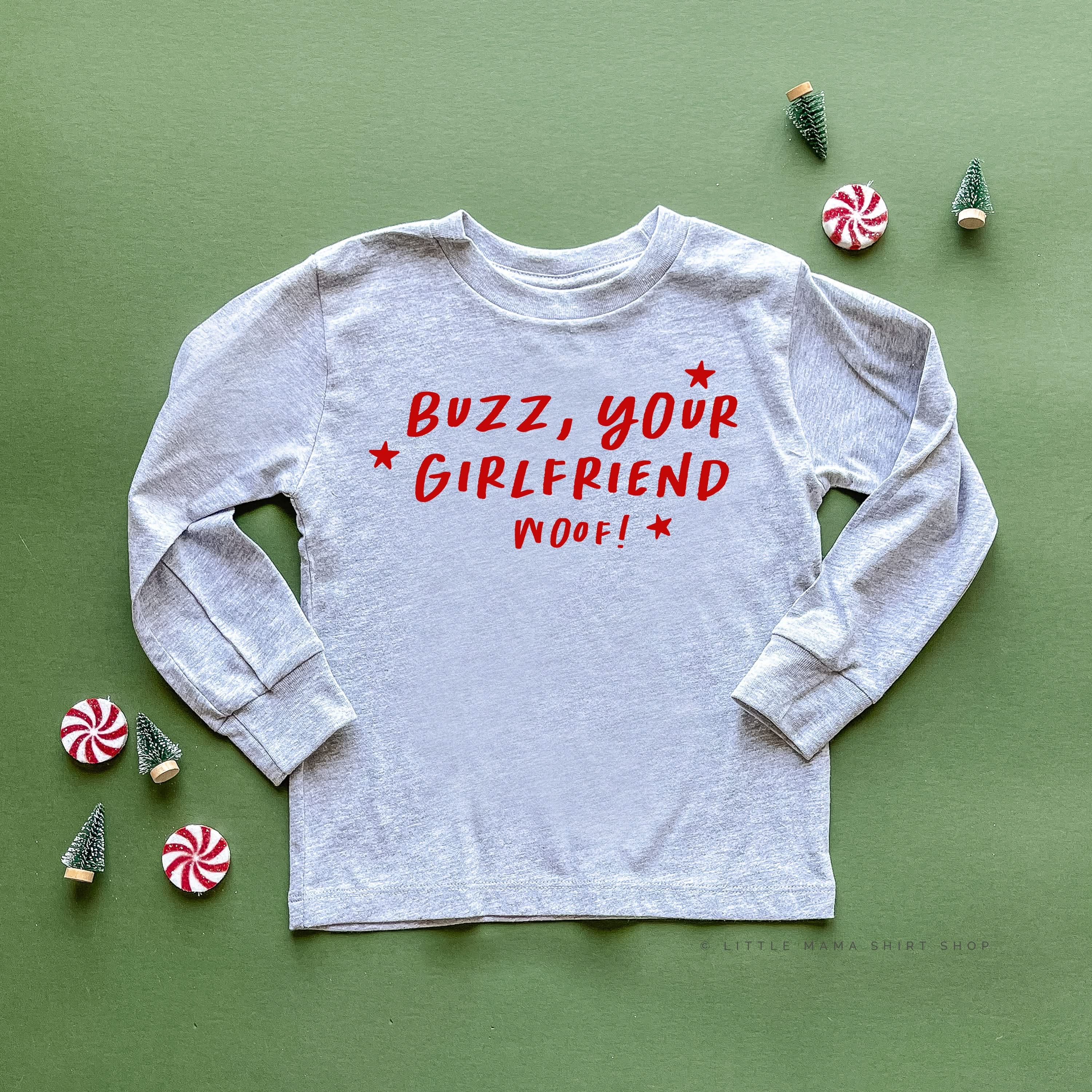 Buzz, Your Girlfriend Woof! - Child Long Sleeve Tee - Image 4