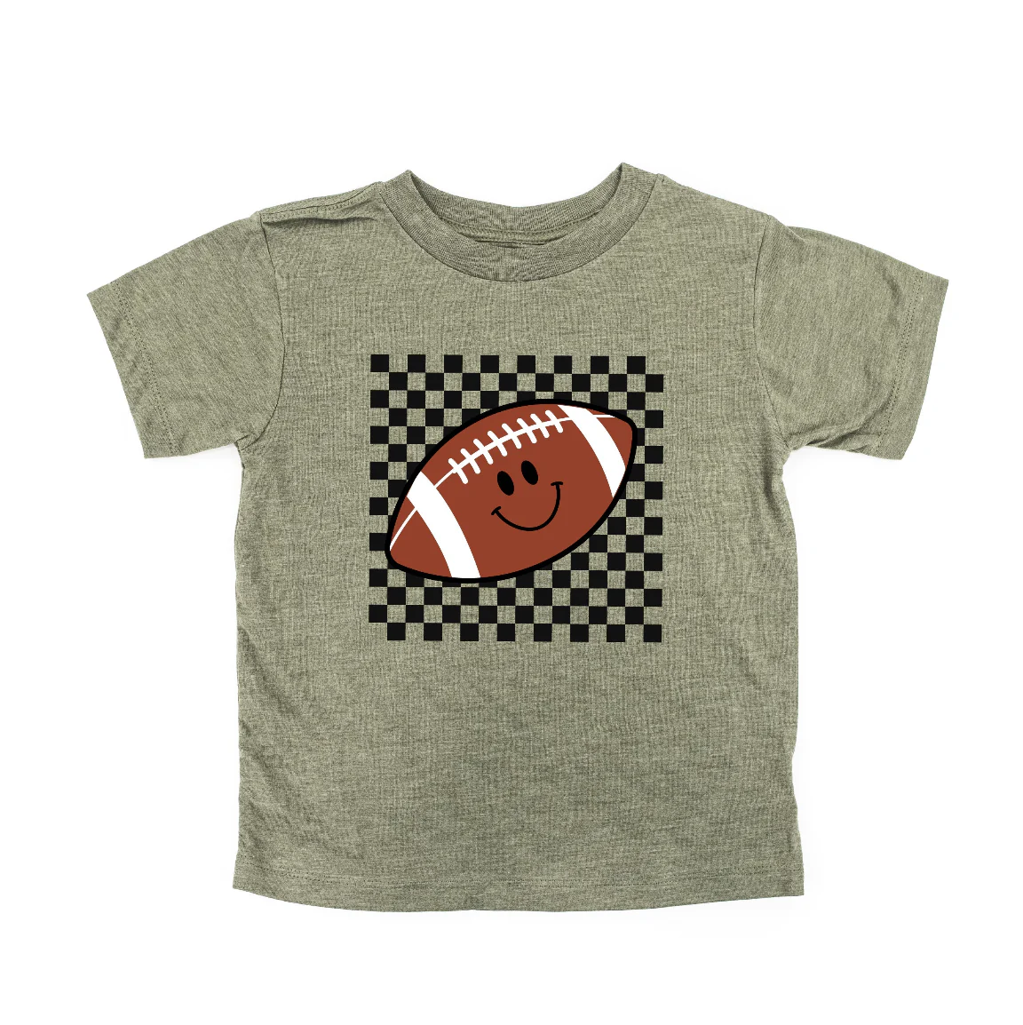 Checkers Smiley - (Choose Your Sports Ball) - Child Tee - Image 12