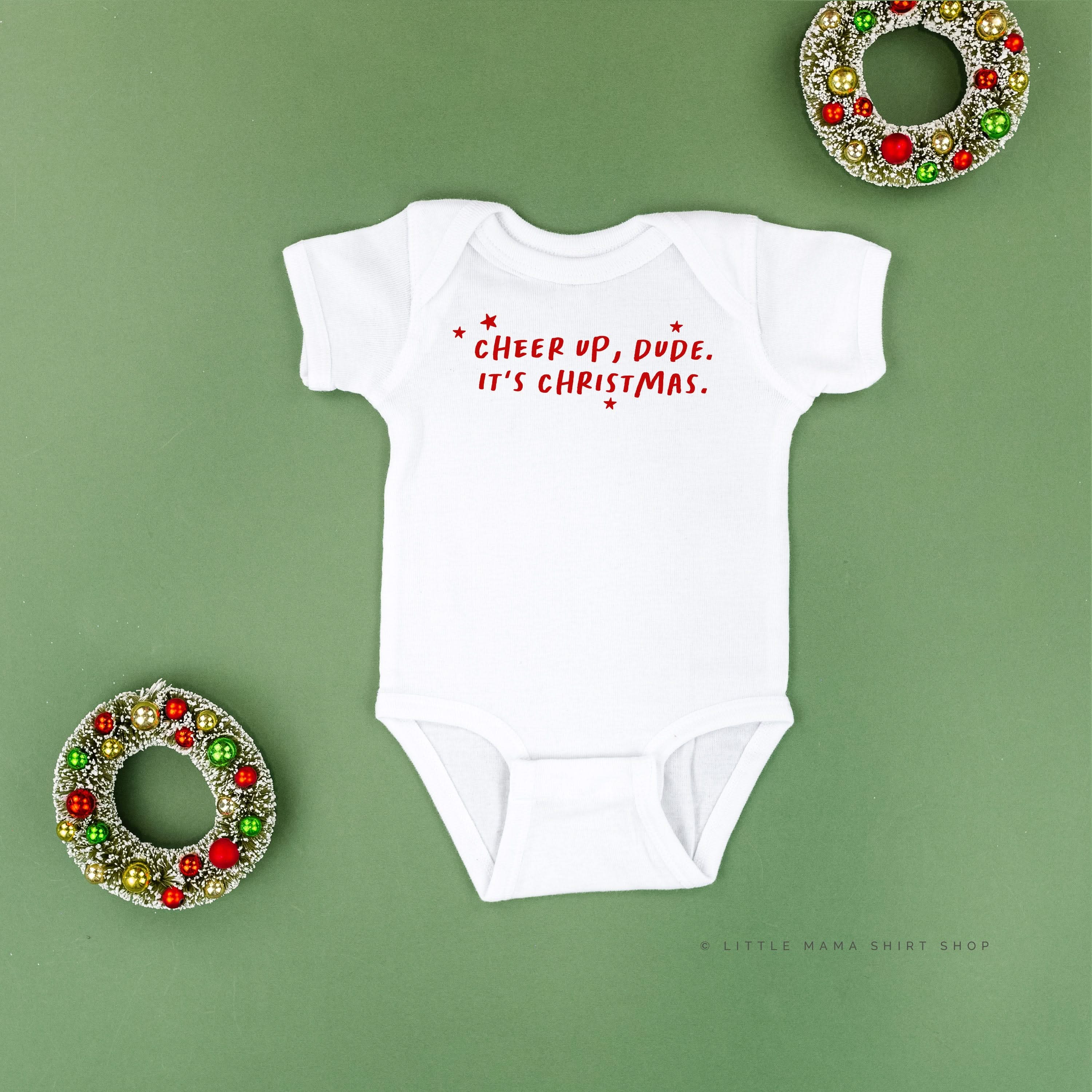 Cheer Up, Dude. It's Christmas. - Child Tee - Image 12