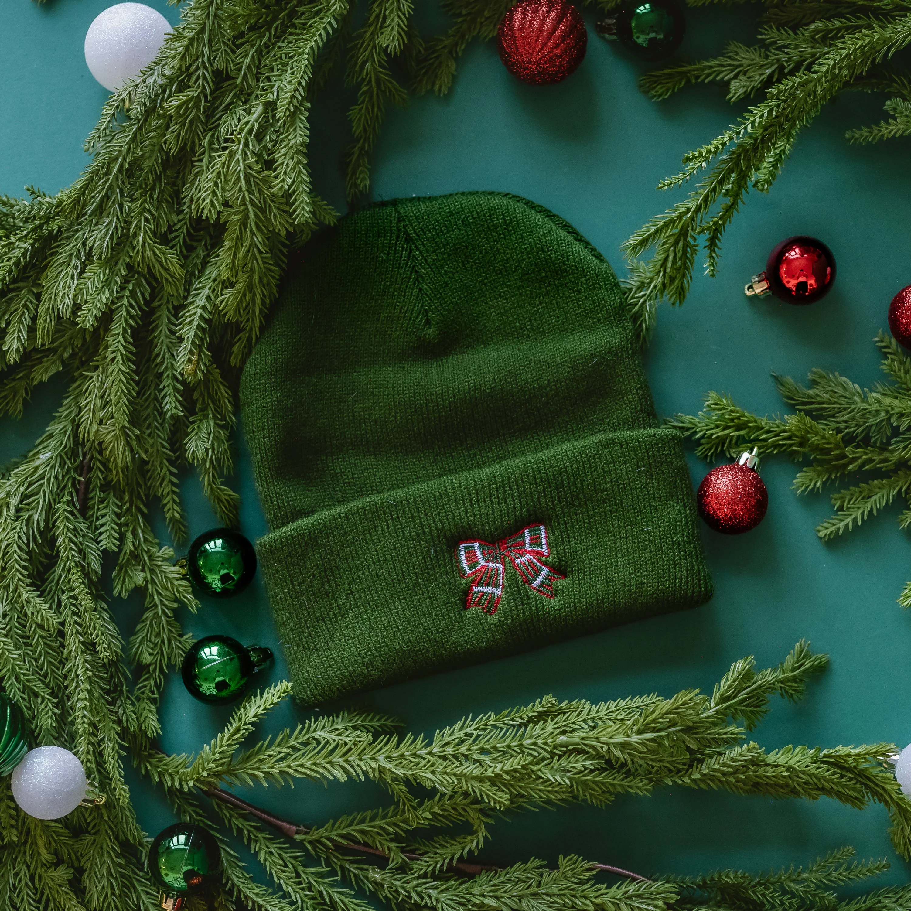 Plaid Bow - Child Beanie
