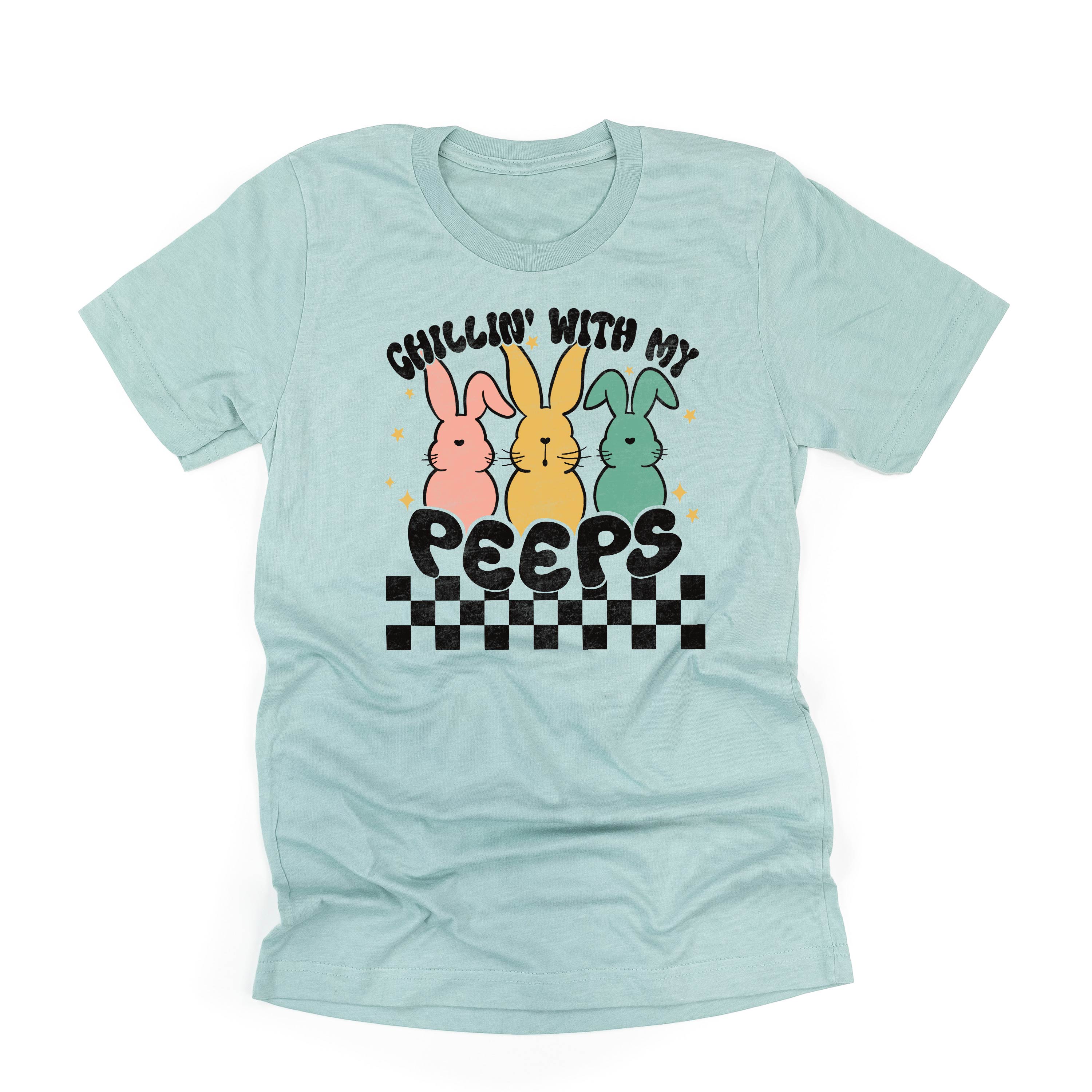 Chillin' With My Peeps - Unisex Tee - Image 5