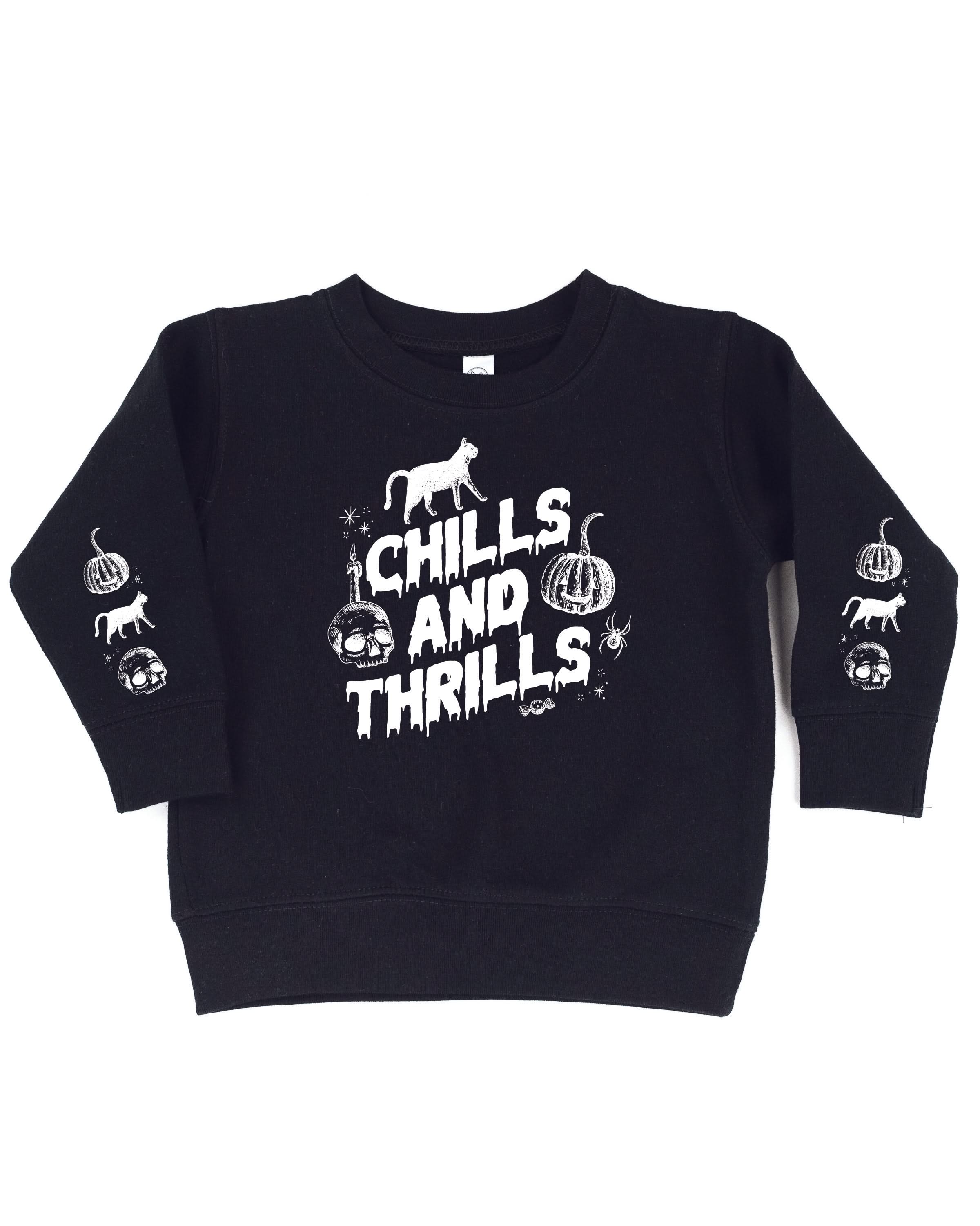 Chills and Thrills - Black Child Sweater - Image 3