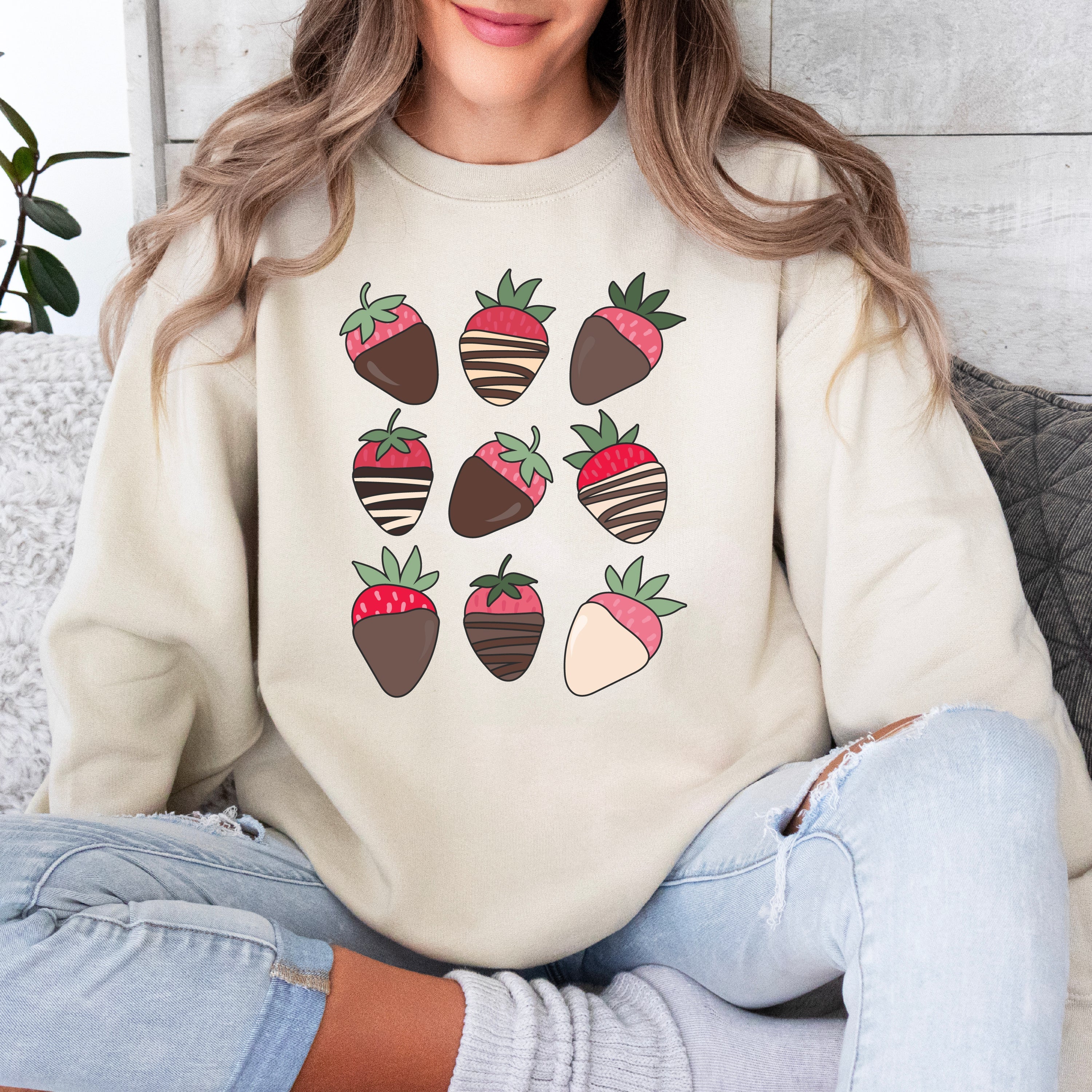 Chocolate Covered Strawberries - Basic Fleece