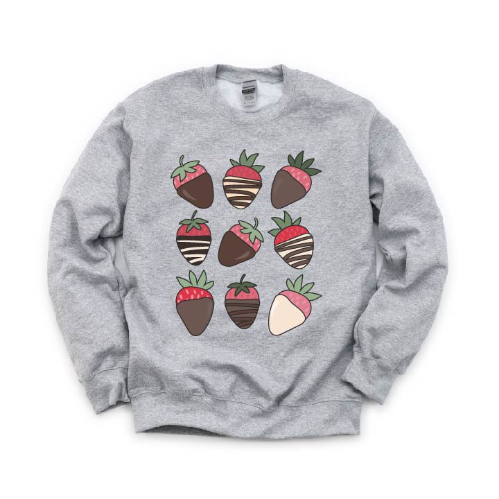 Chocolate Covered Strawberries - Basic Fleece - Image 2