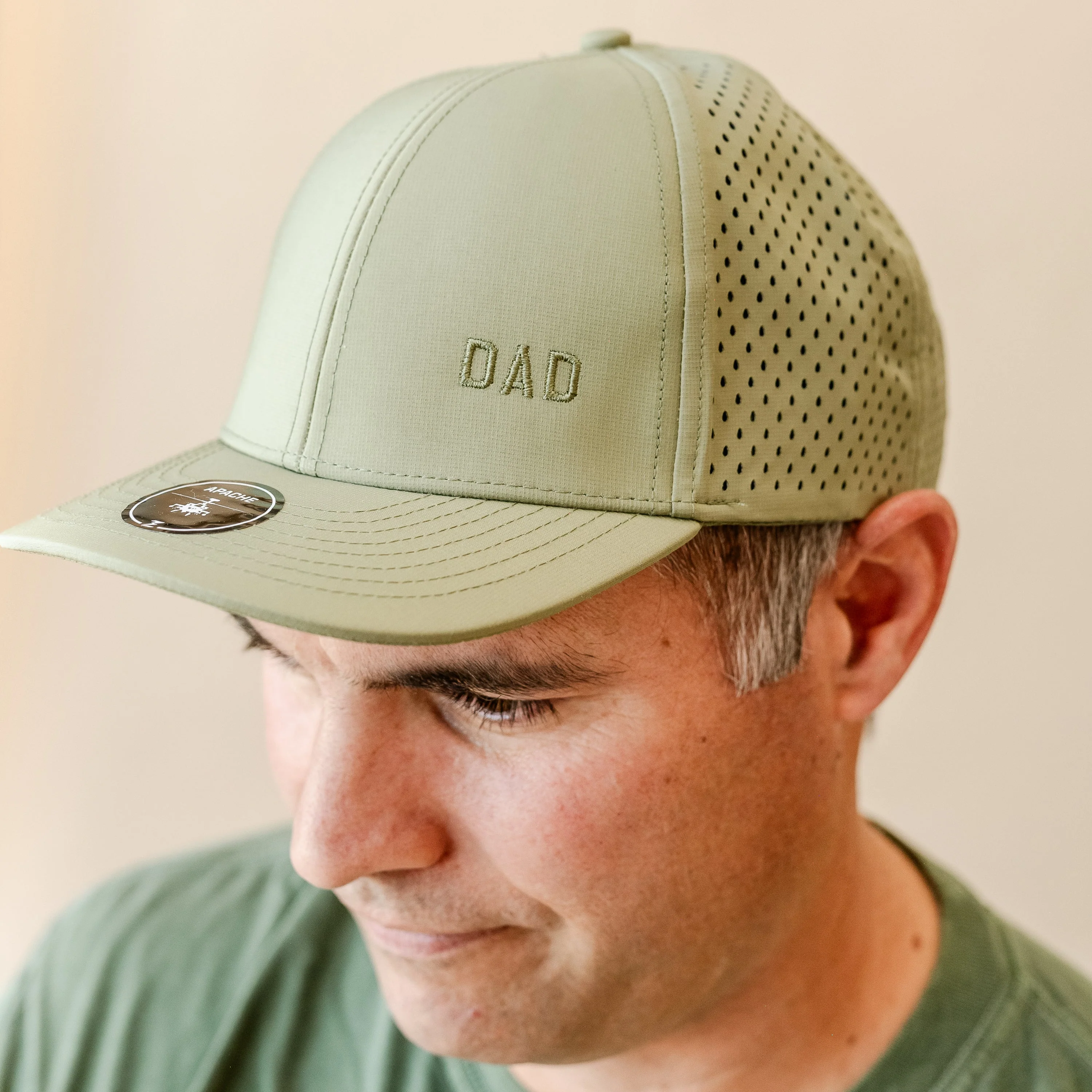 Six Panel Low Profile Snapback Hat - Tone On Tone - (Choose Your DAD/GRANDPA Name) - Image 2