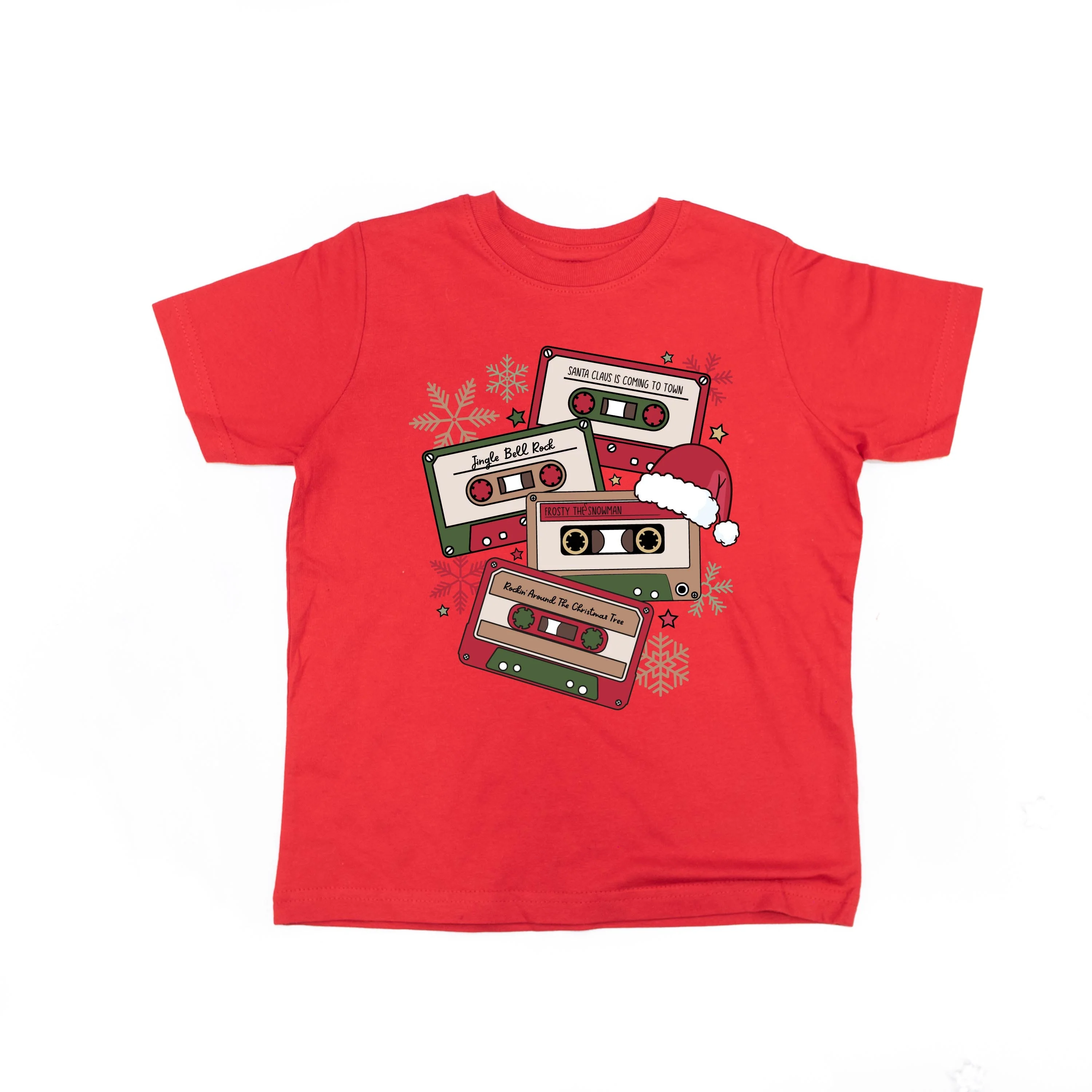 Christmas Cassette Tapes - Child Tee - Image 5
