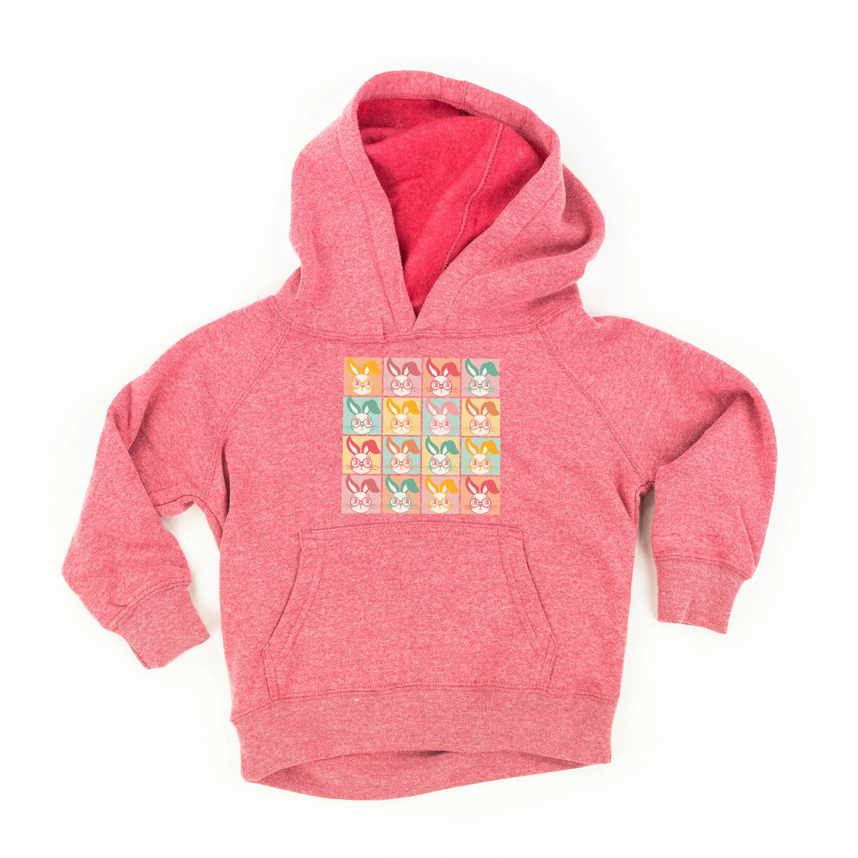 Clever Pastel Bunnies - Child Hoodie - Image 4