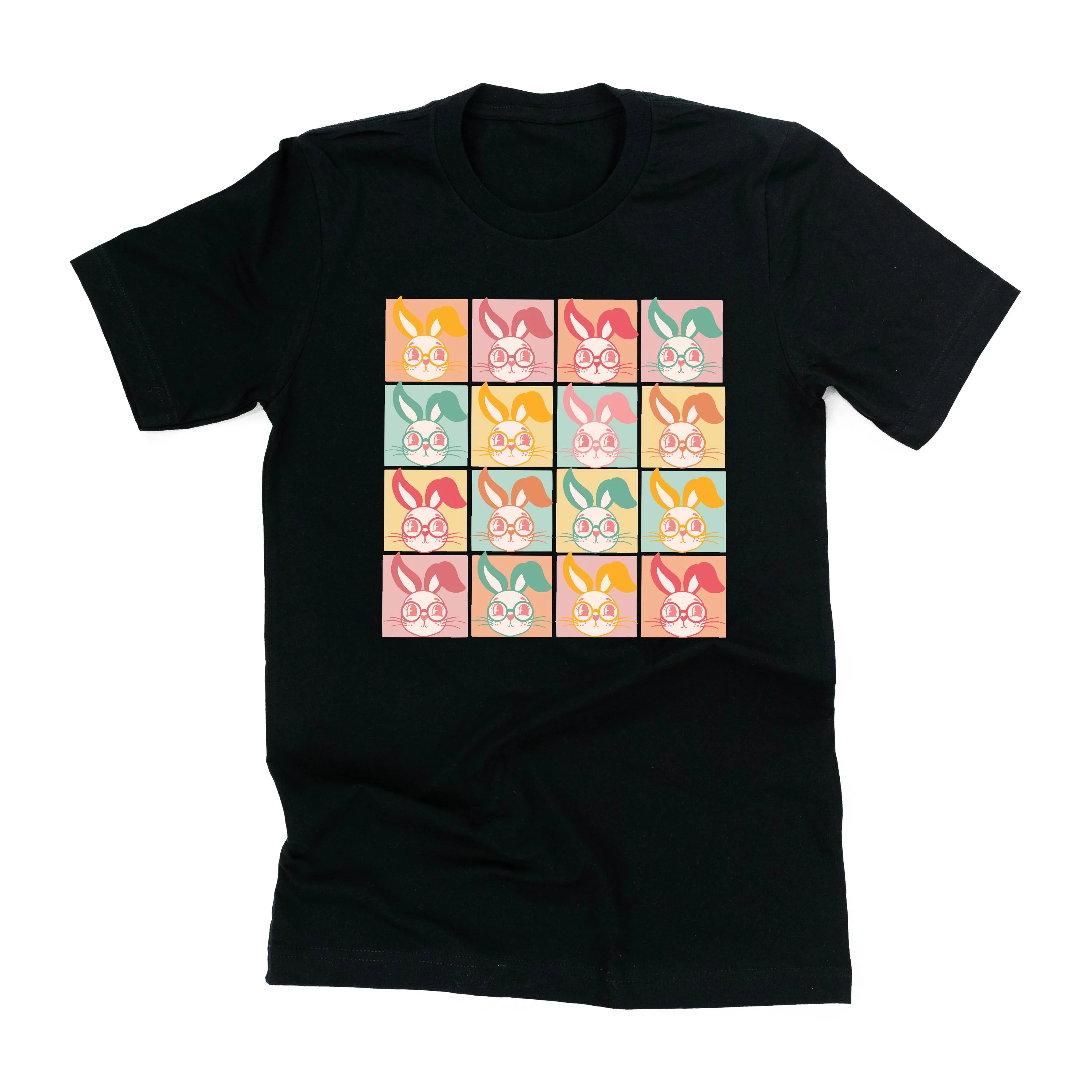 Clever Pastel Bunnies - Unisex Tee - Image 4