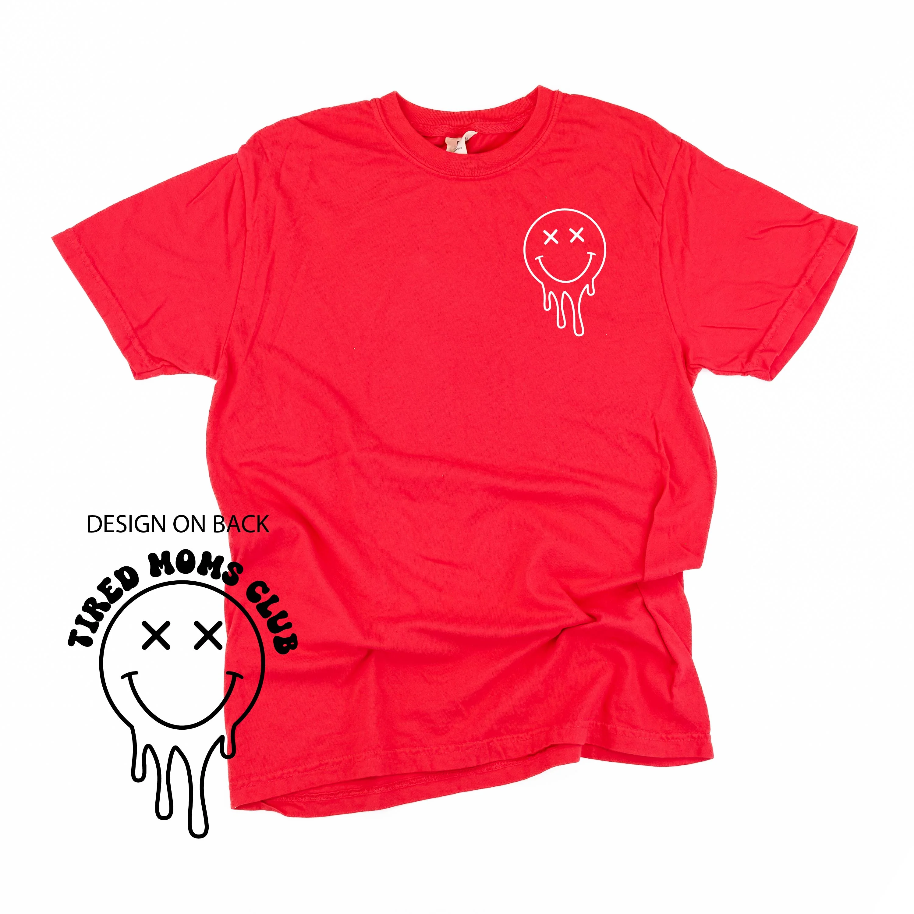 Melting Motherhood - Tired Moms Club - (w/ Melty X) - Comfort Colors Tee - Image 9