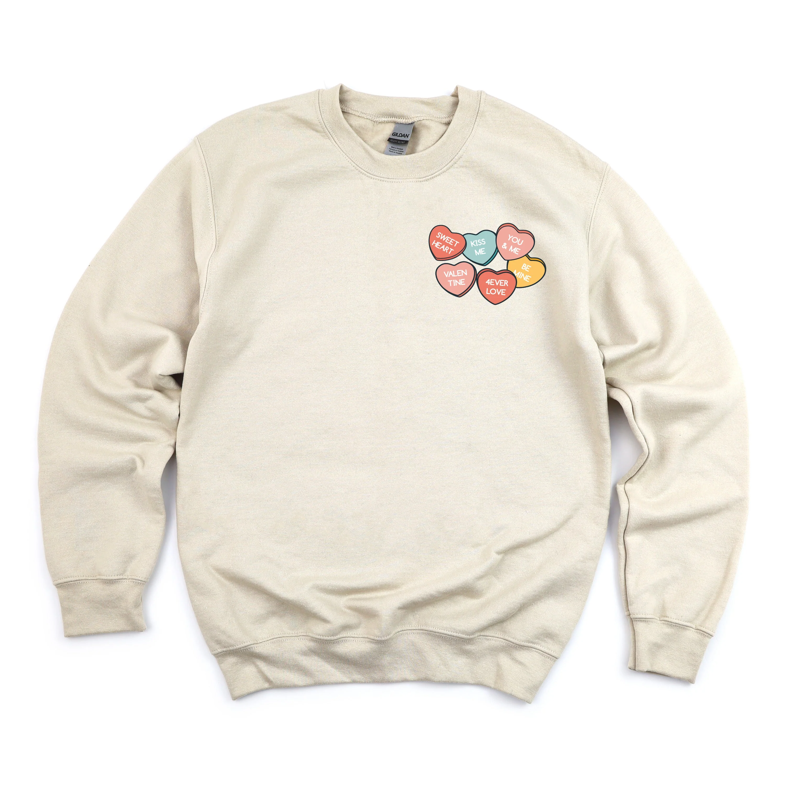 Conversation Hearts - Basic Fleece - Image 5